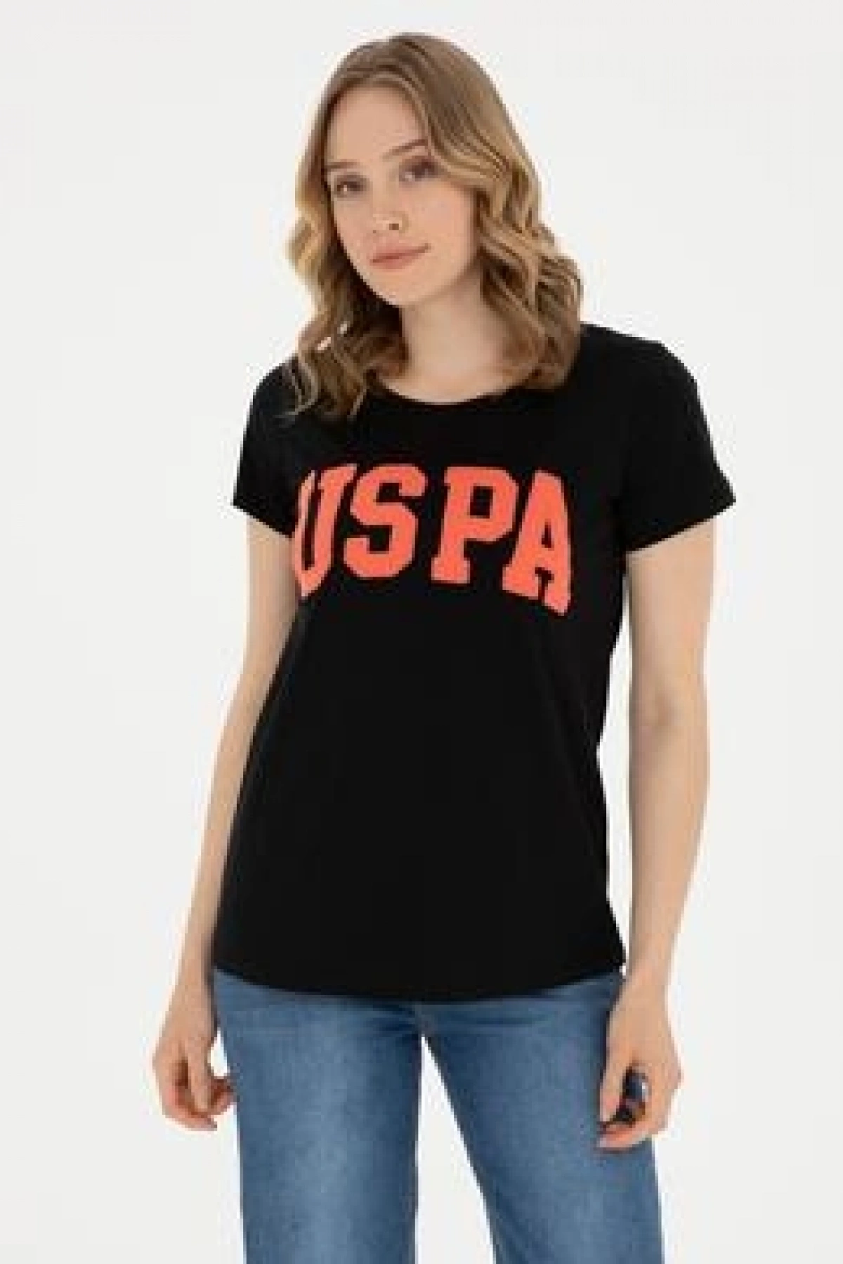 Kadın Siyah Bisiklet Yaka Basic Tişört