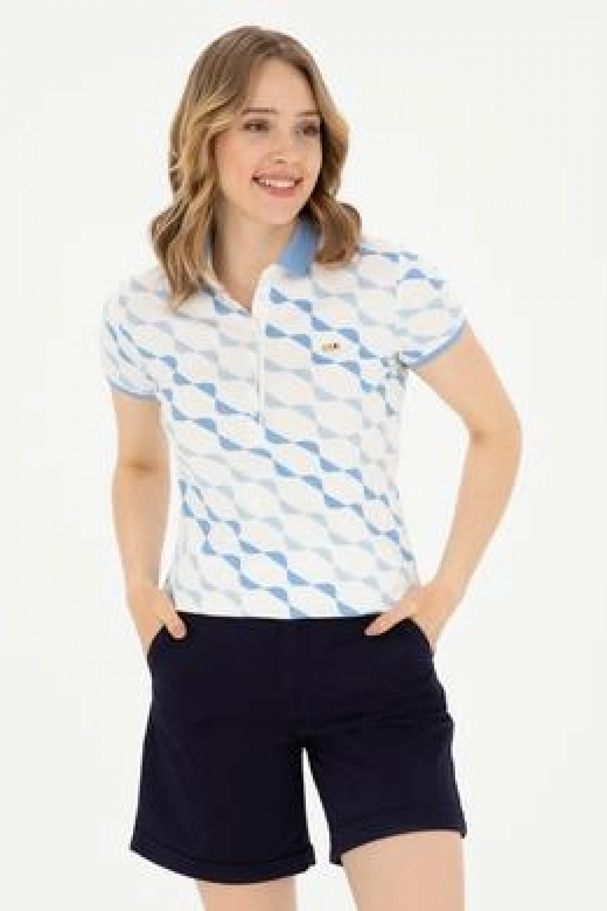 Kadın Menekşe Tişört 50282906-VR037