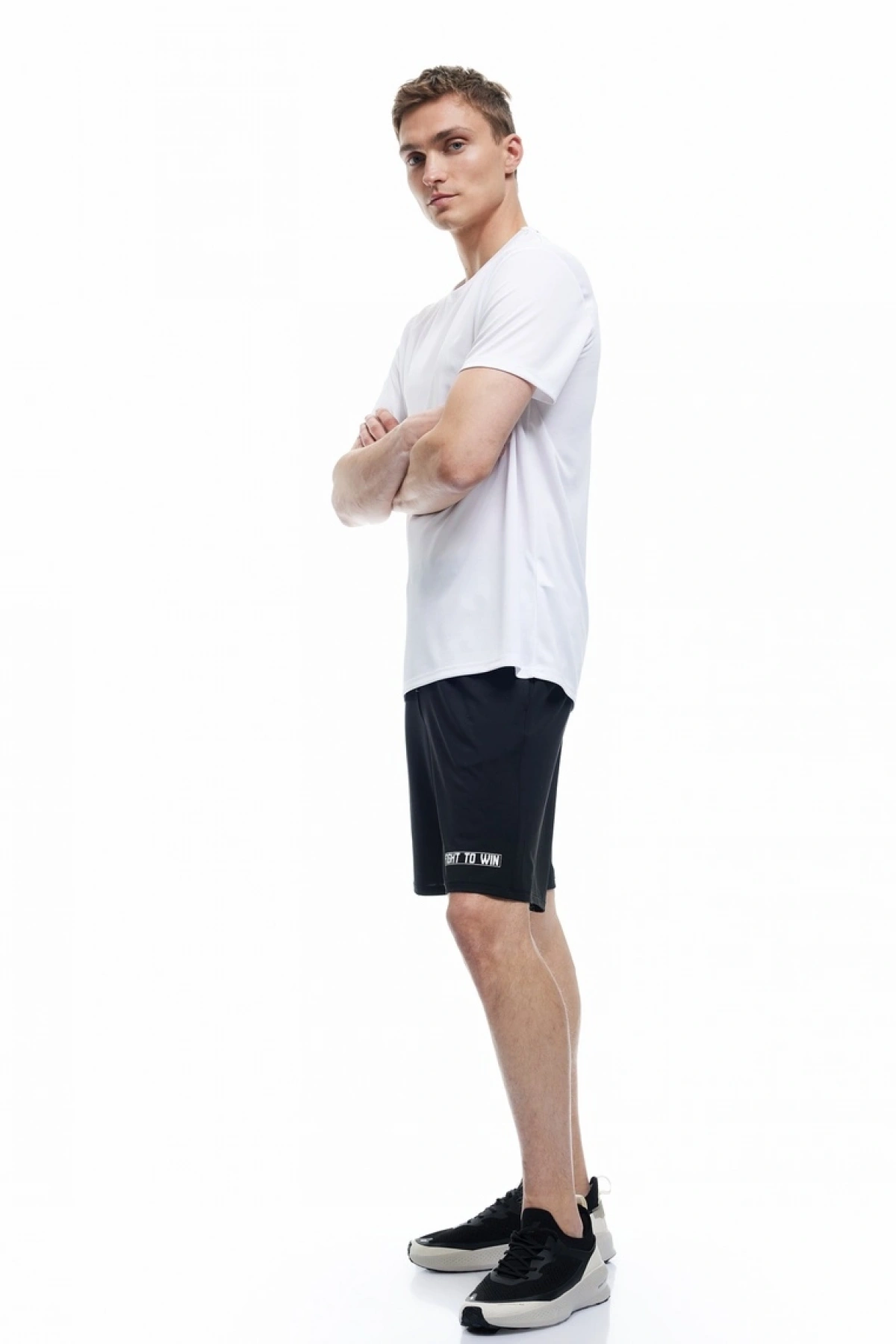 KOTON Beli Bağlamalı Baskılı Cepli Spor Şort