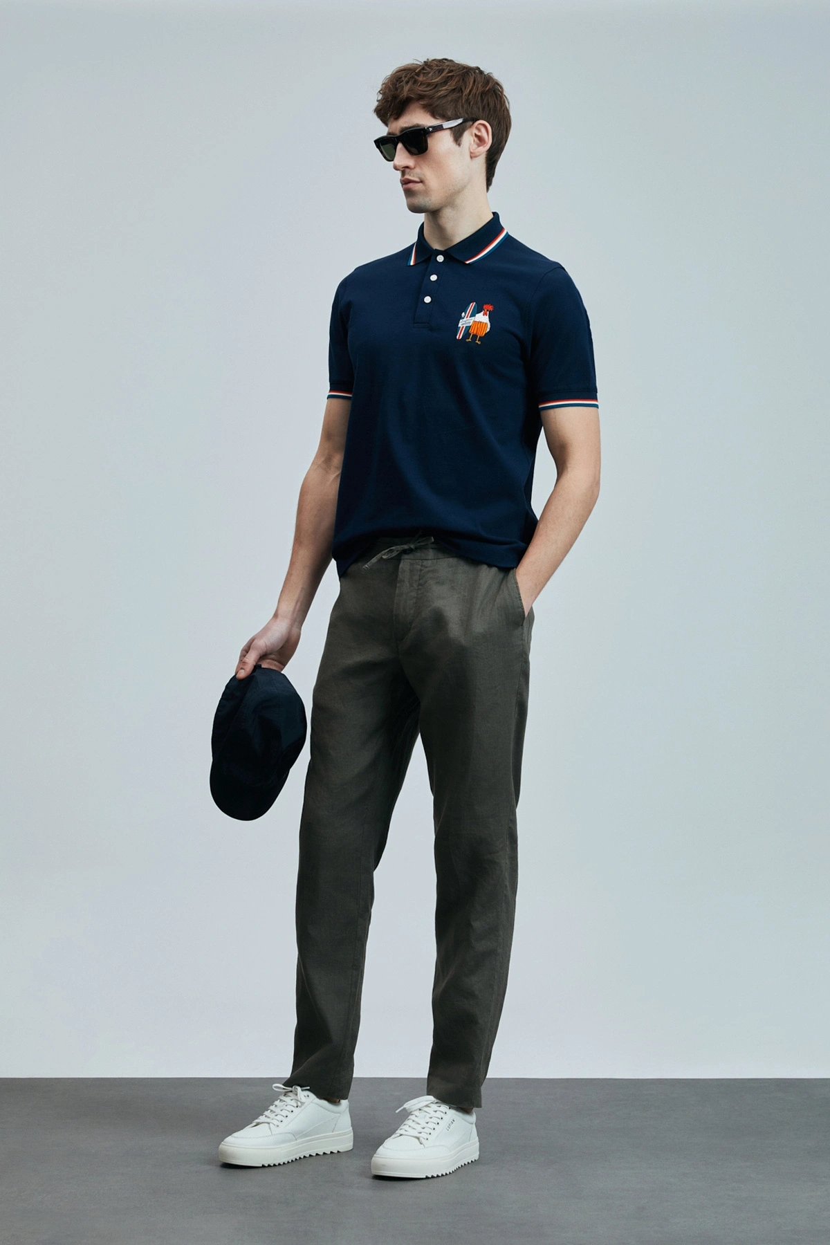 Lufian Karl Smart Erkek Chino Pantolon Slim Fit HAKİ