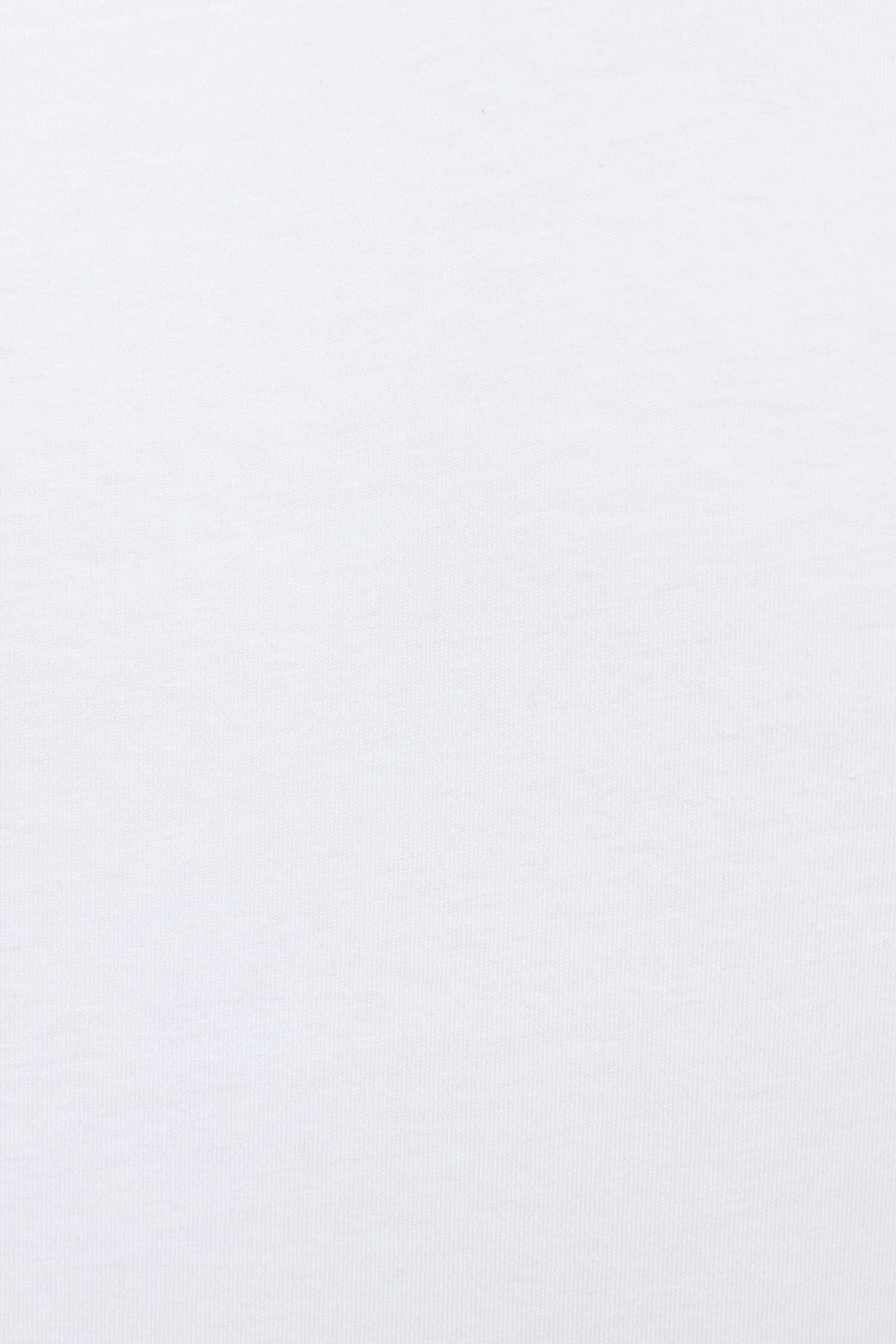 STRETCH V YAKA TİŞÖRT Beyaz, XXL