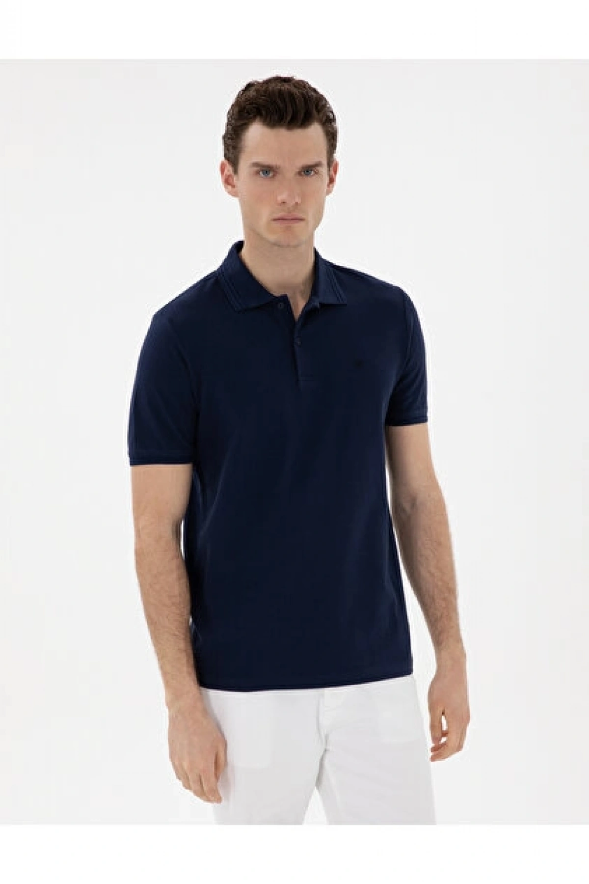 Pierre Cardin PİERRE CARDİN ERKEK POLO YAKA SLİMFİT SPOR T-SHIRT