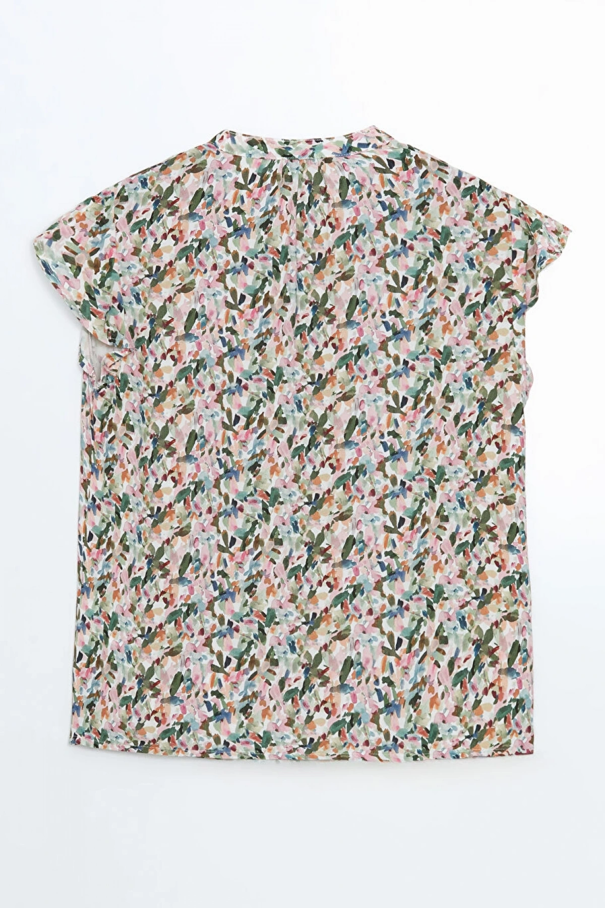 LCWAIKIKI Classic Bağlamalı Yaka Çiçekli Kadın Bluz