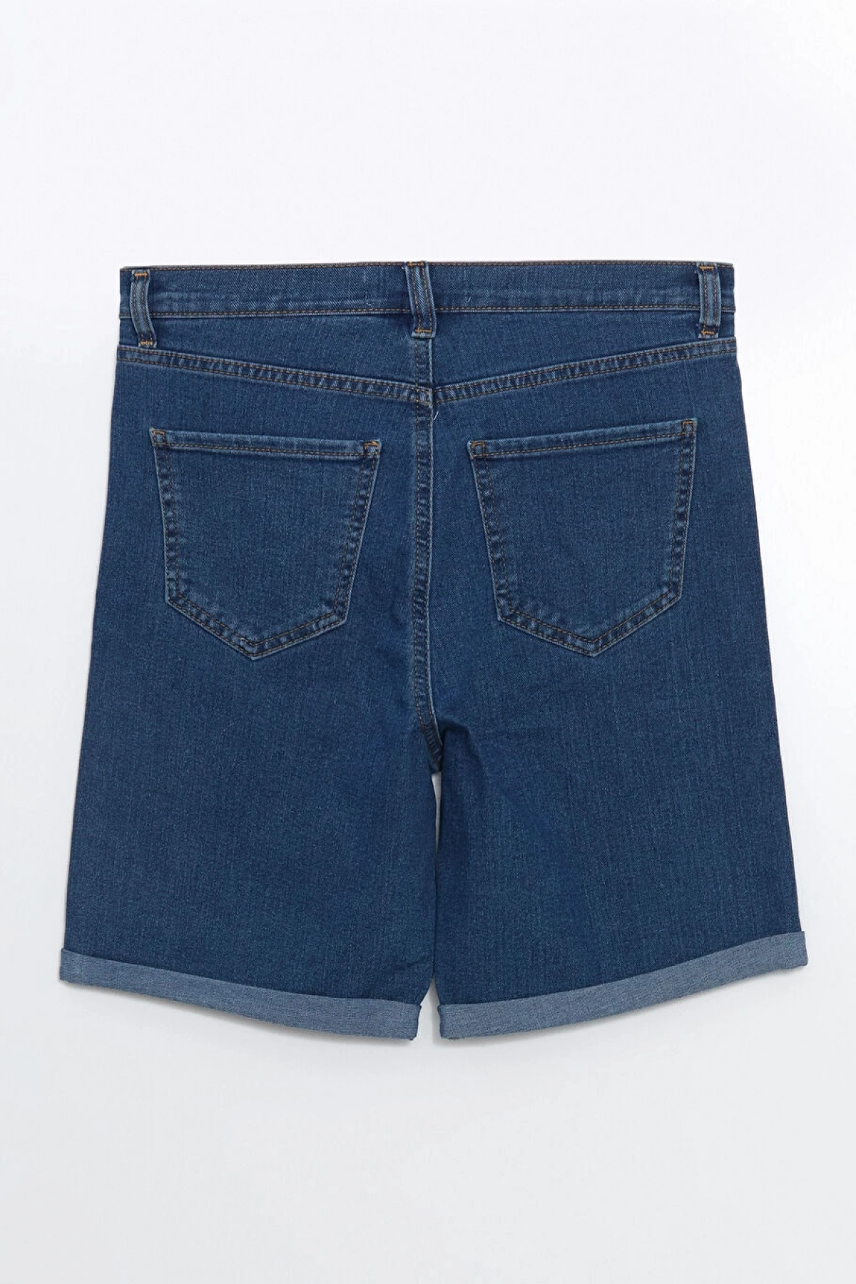 LCW Jeans Indigo Bermuda Fit Kadın Jean Şort