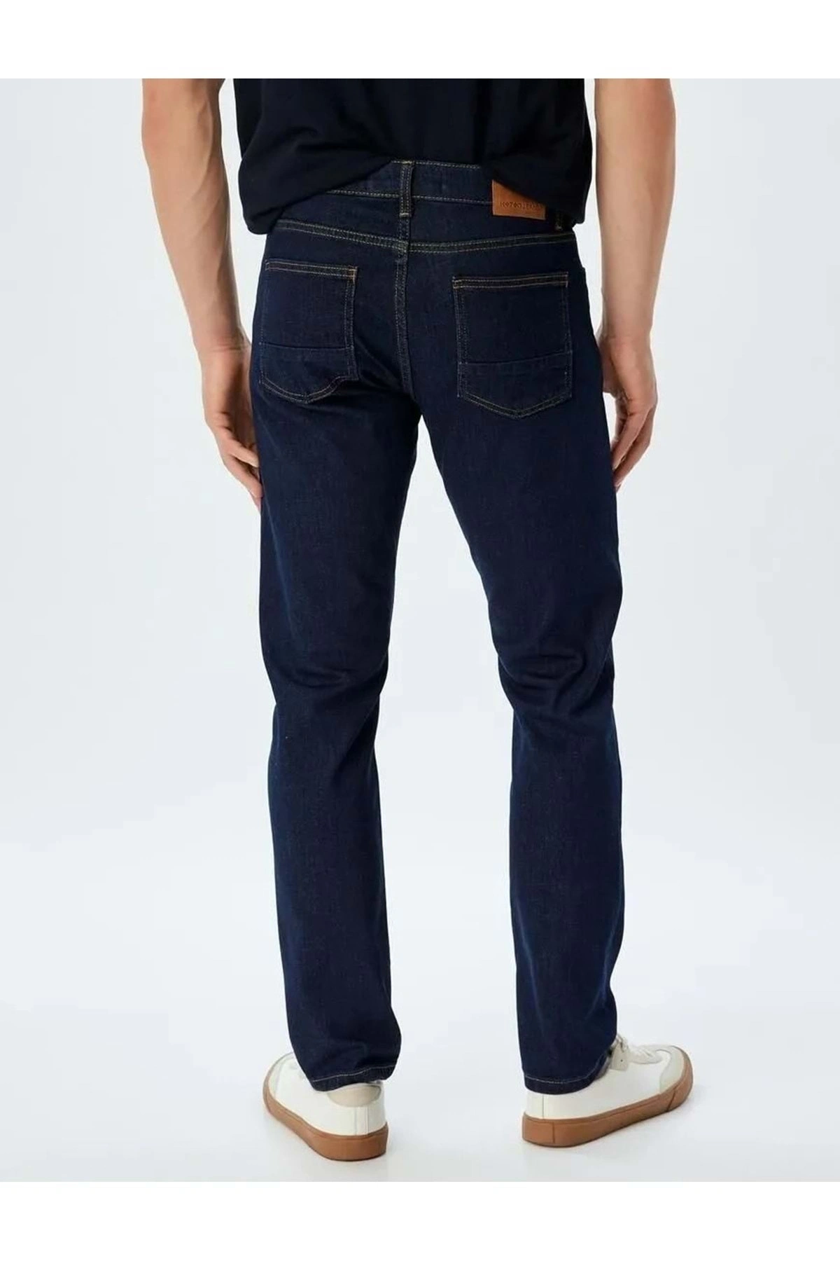 Koton Slim Fit Kot Pantolon - Brad Jean 5wam40112ıd Koyu Indigo