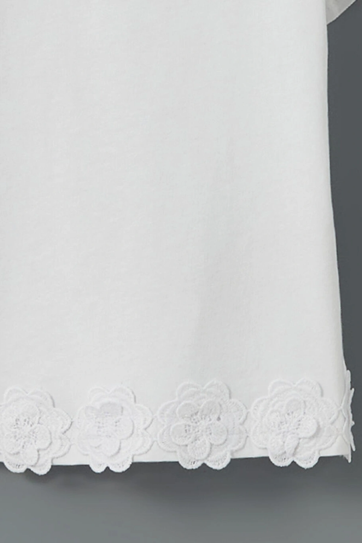 Bisiklet Yaka Kısa Kollu Basic Kız Çocuk Tişört (S5)