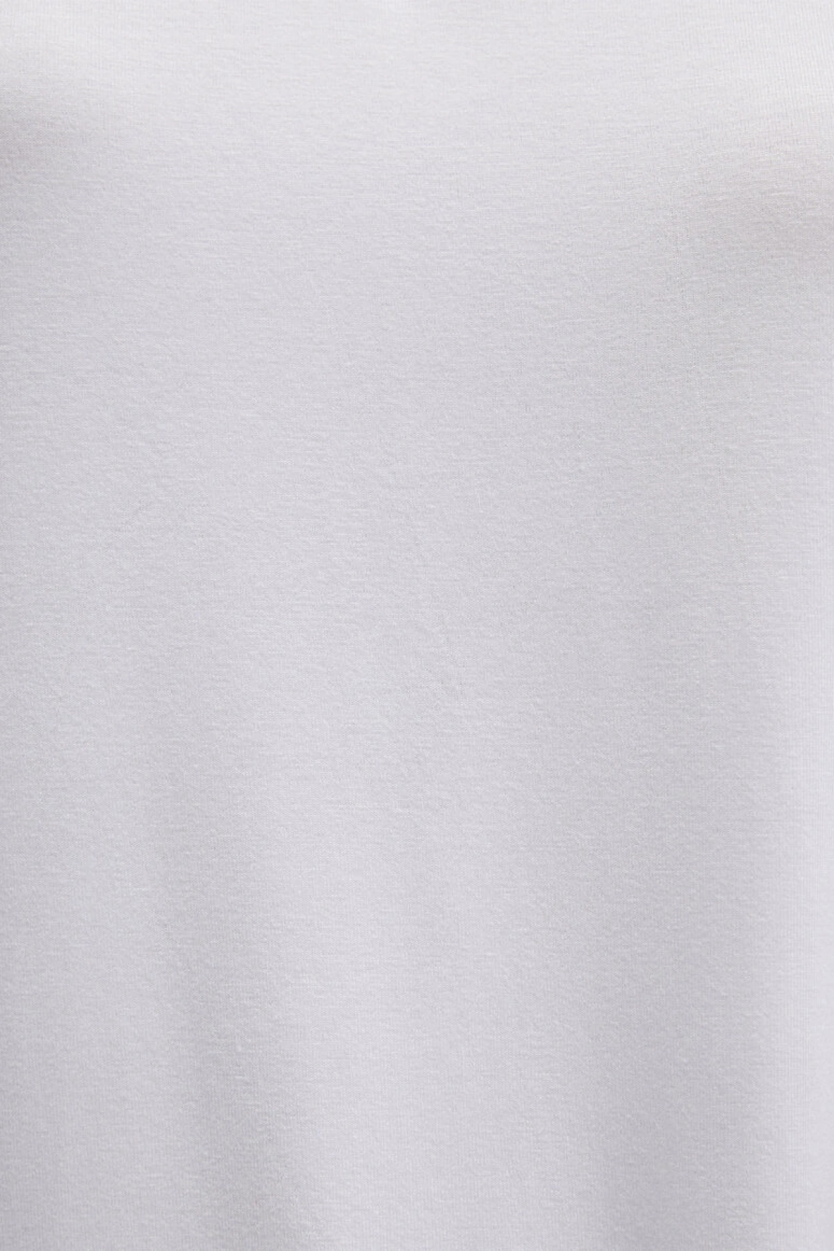 Mavi V Yaka Beyaz Basic Viskoz Tişört Regular Fit / Normal Kesim