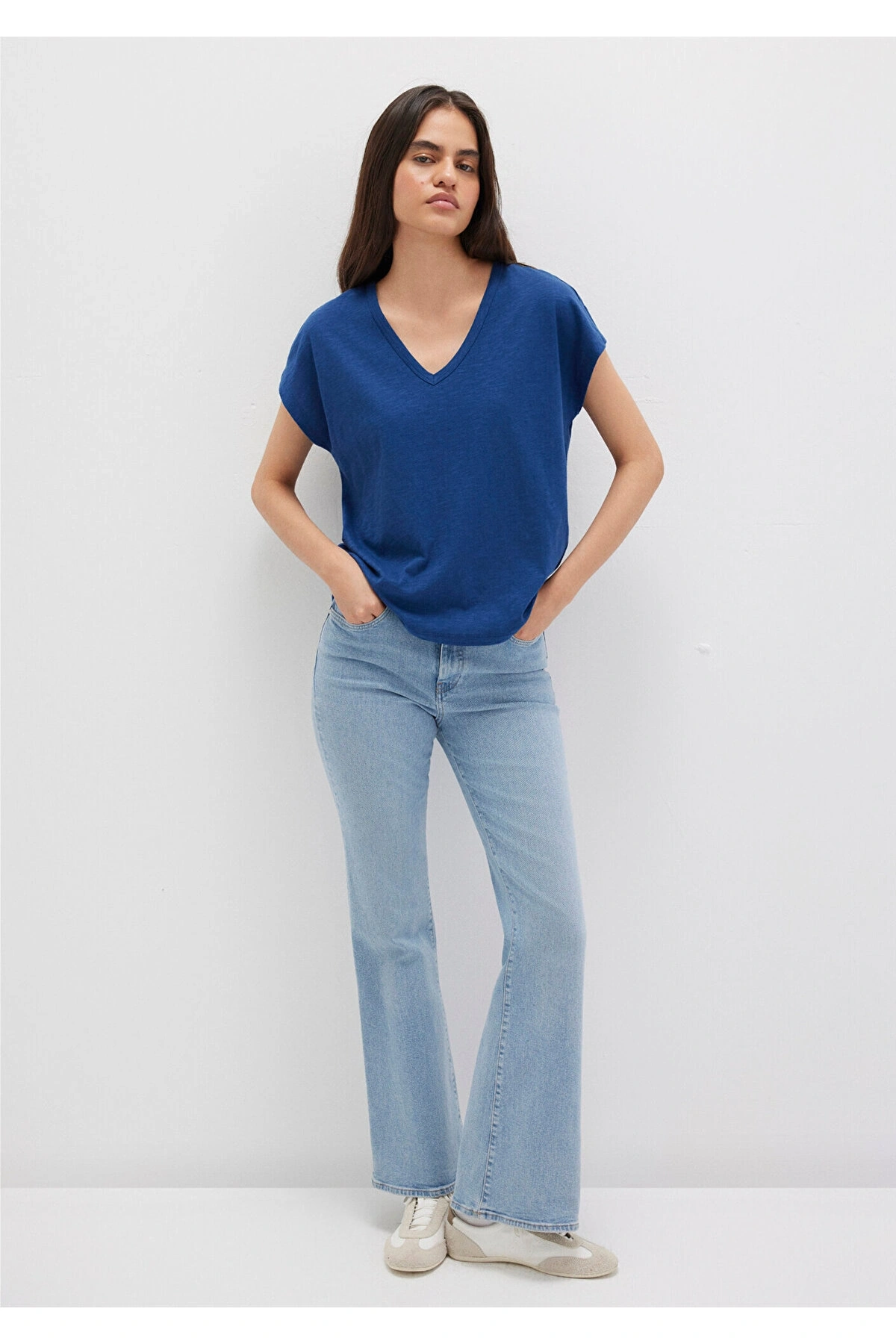 Mavi MAVİ KADIN KISA KOLLU BASİC Gece Mavi