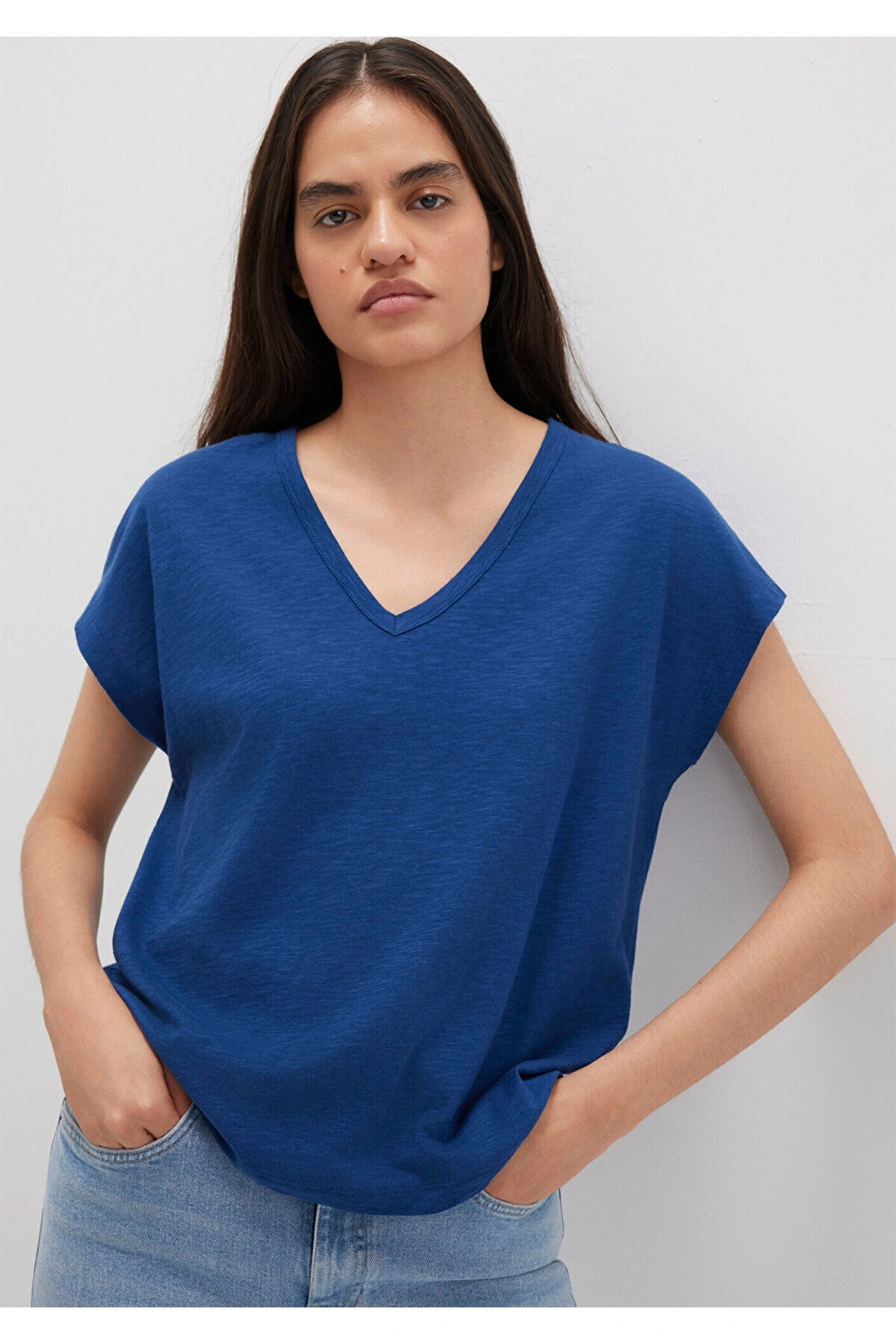 Mavi MAVİ KADIN KISA KOLLU BASİC Gece Mavi