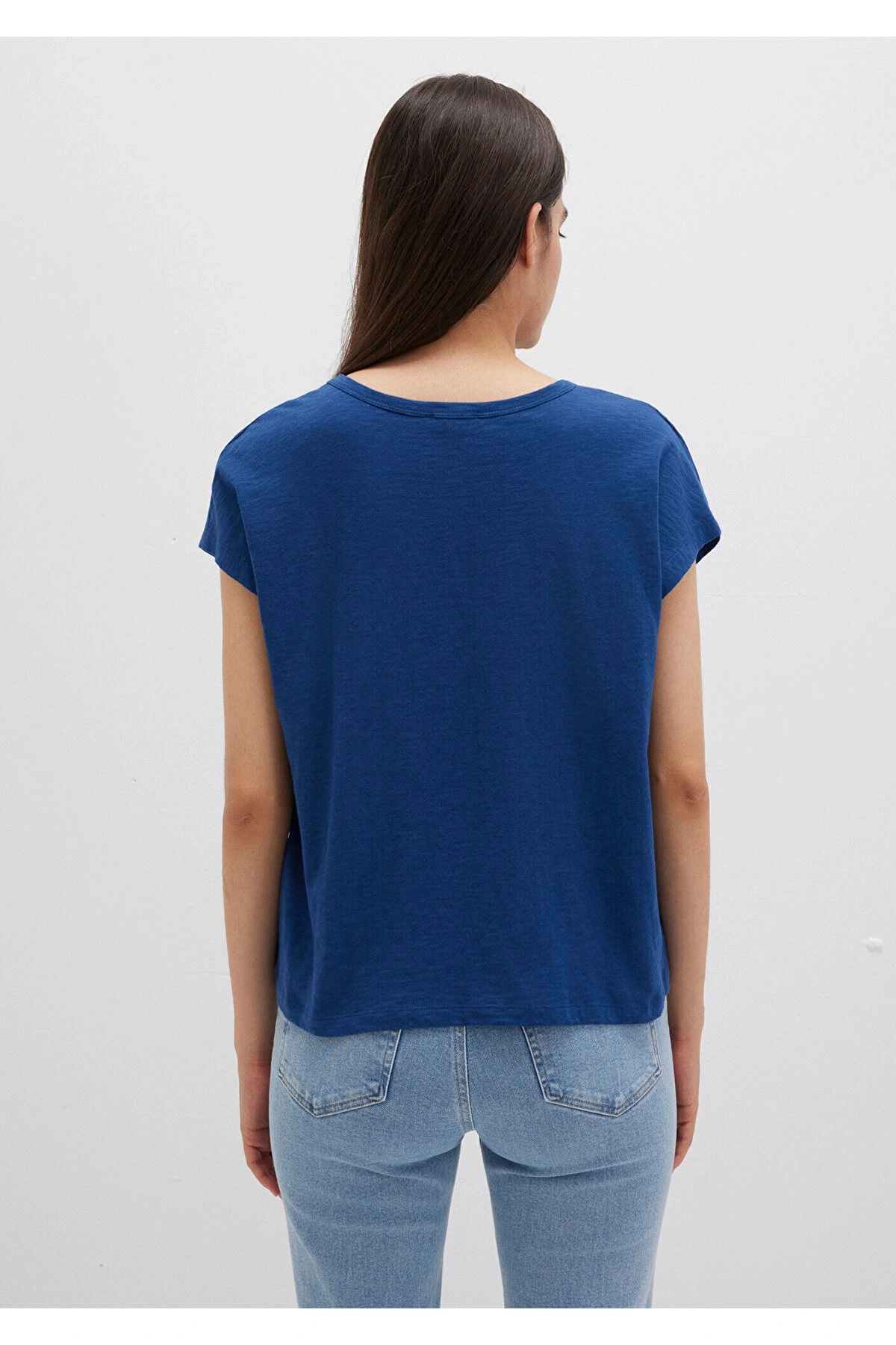 Mavi MAVİ KADIN KISA KOLLU BASİC Gece Mavi