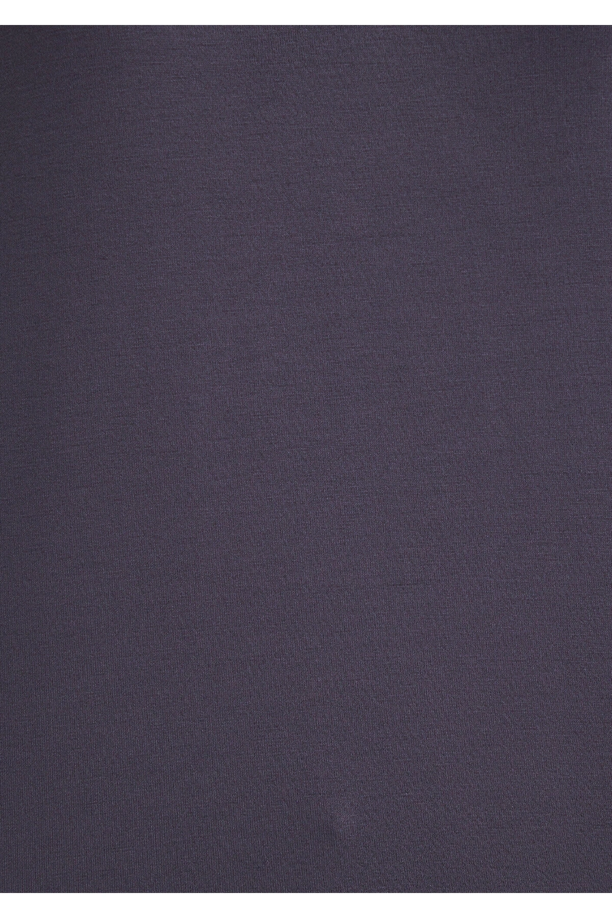 Mavi V Yaka Mor Basic Tişört Regular Fit / Normal Kesim