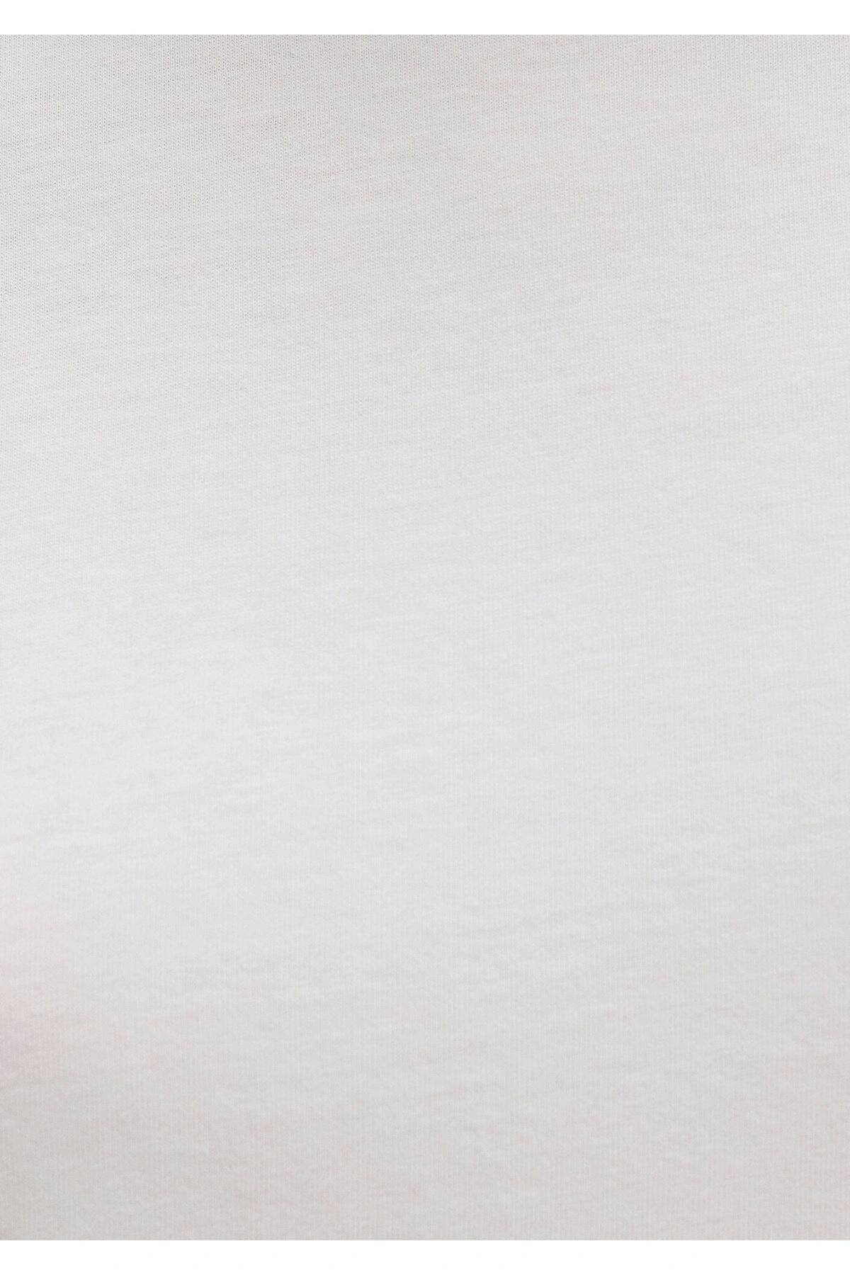 Mavi Dantel Detaylı Ekru Tişört Regular Fit / Normal Kesim