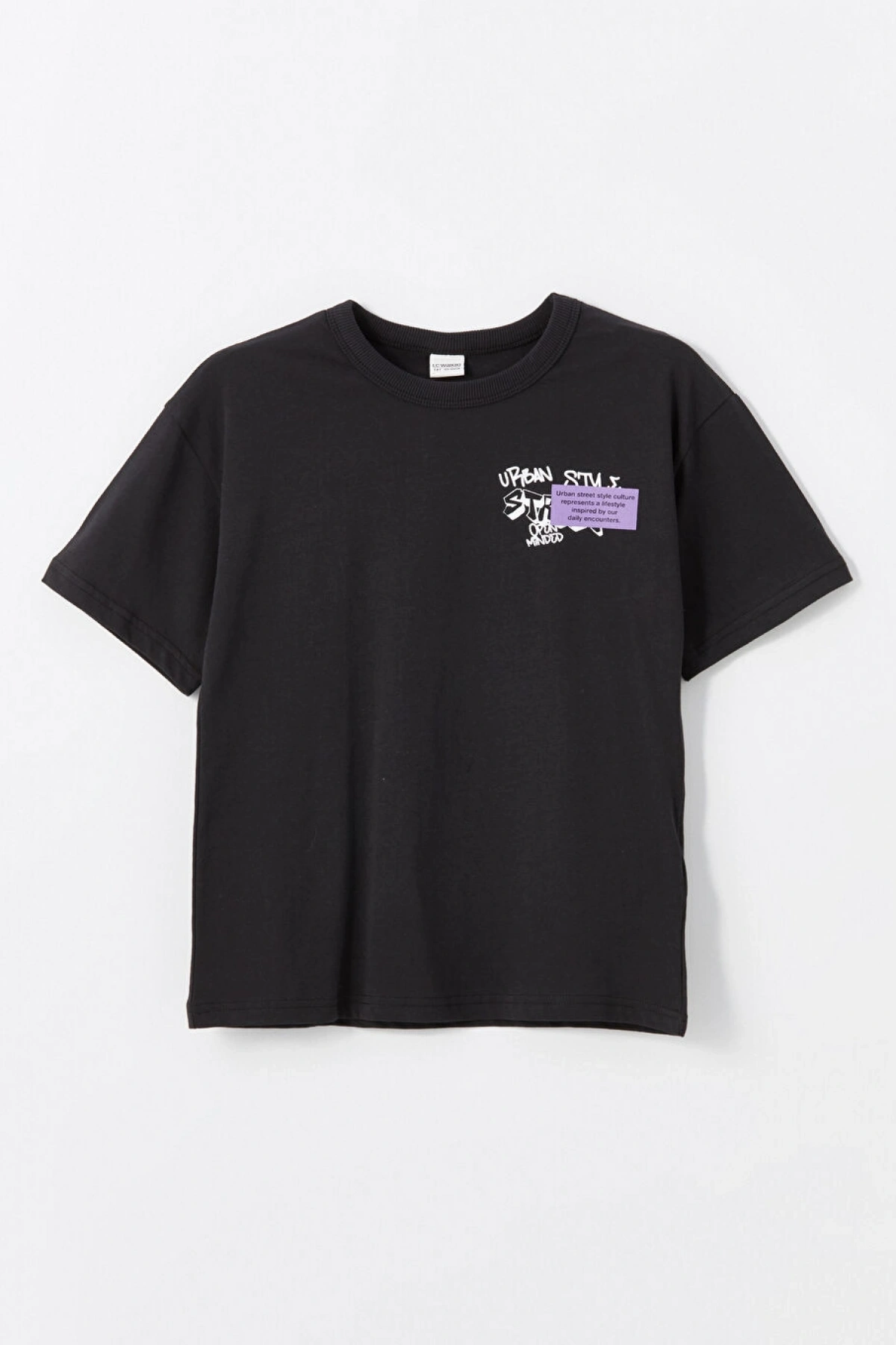 LC Waikiki Rahat Kalıp Bisiklet Yaka Erkek Çocuk Tişört