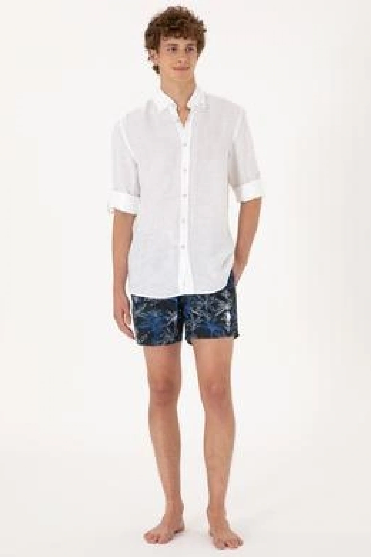 U.S.POLO Erkek Lacivert Deniz Şortu