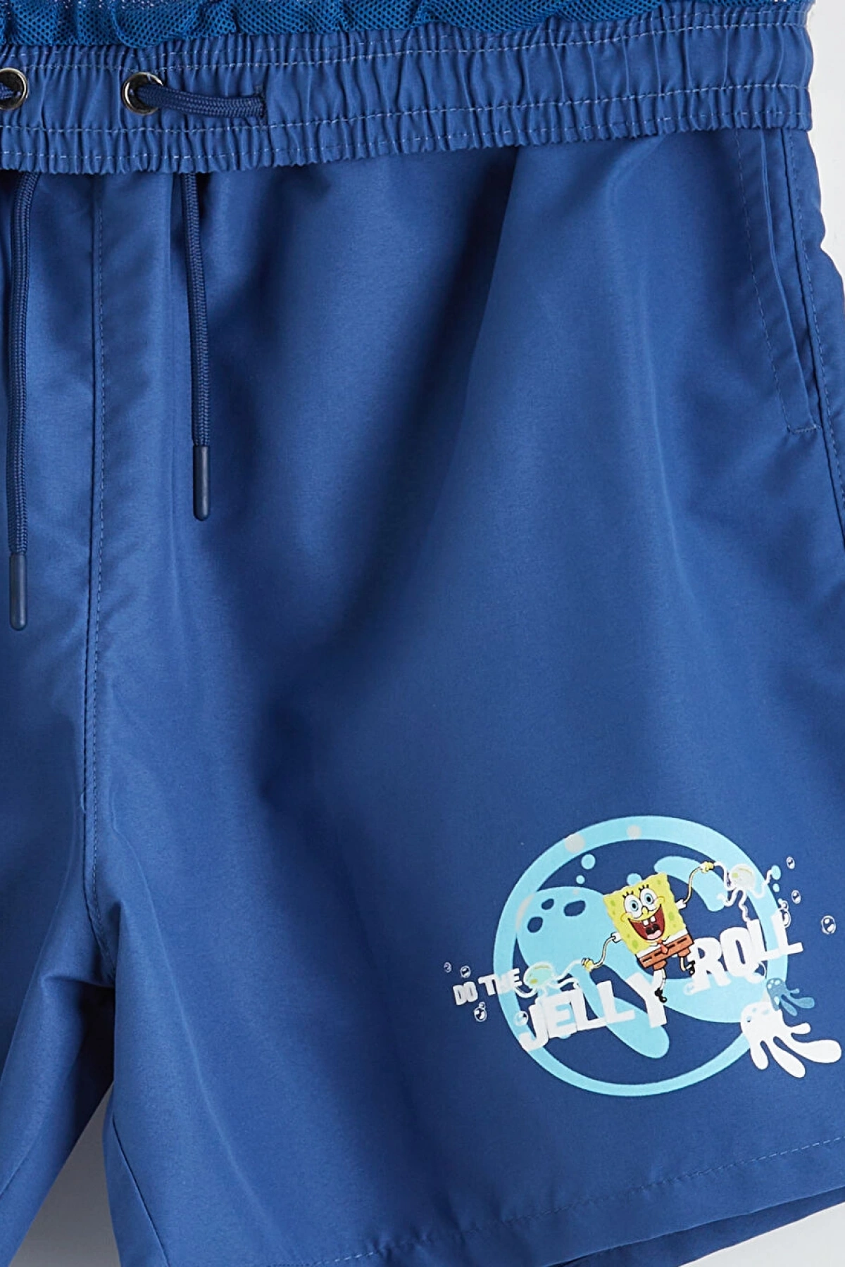 LCW SWIMWEAR Lacivert Sünger Bob Baskılı Erkek Deniz Şortu