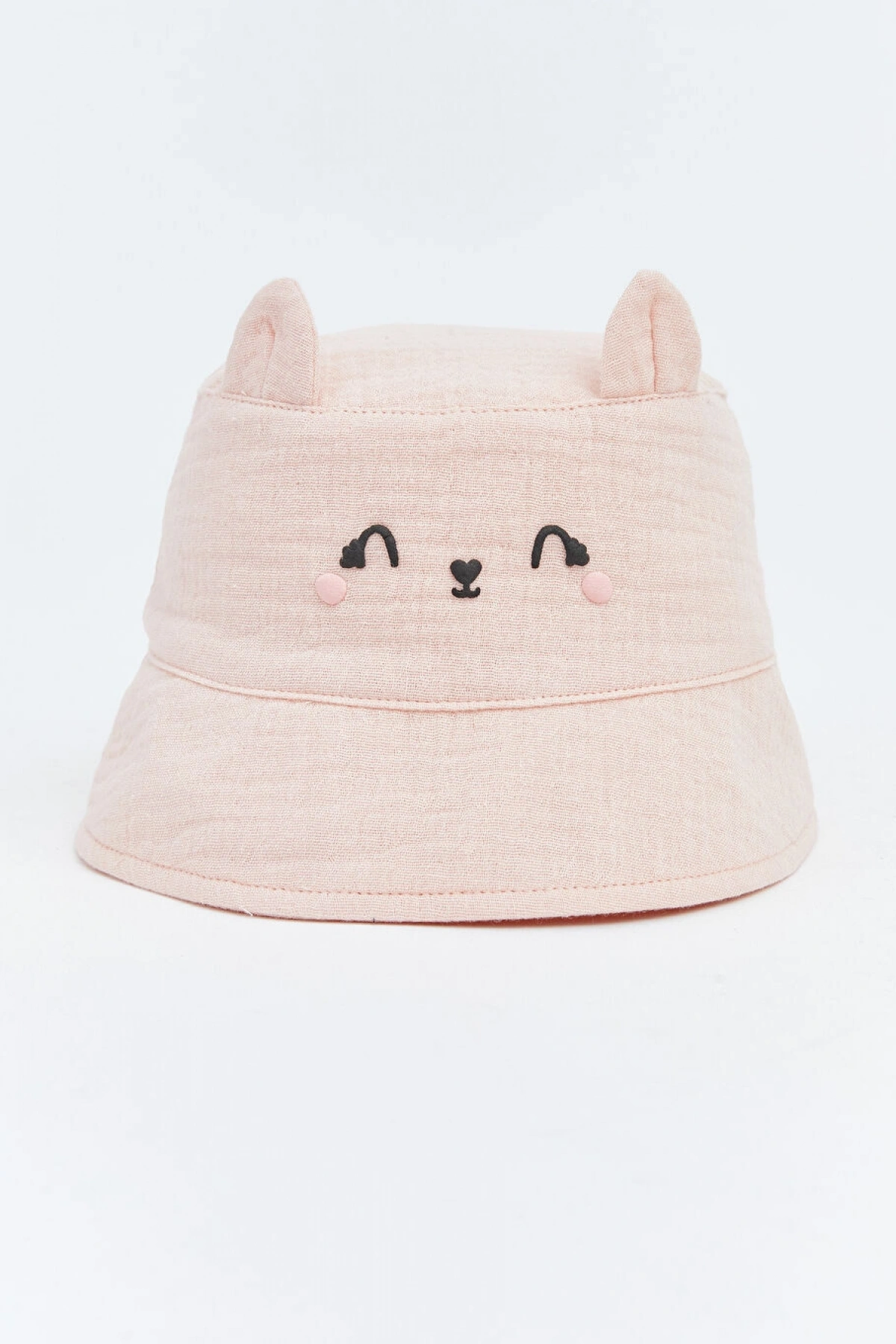 LC Waikiki Pembe 3 Boyutlu Kız Bebek Bucket Şapka