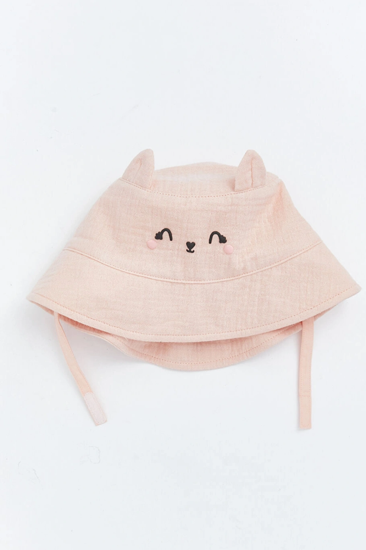 LC Waikiki Pembe 3 Boyutlu Kız Bebek Bucket Şapka