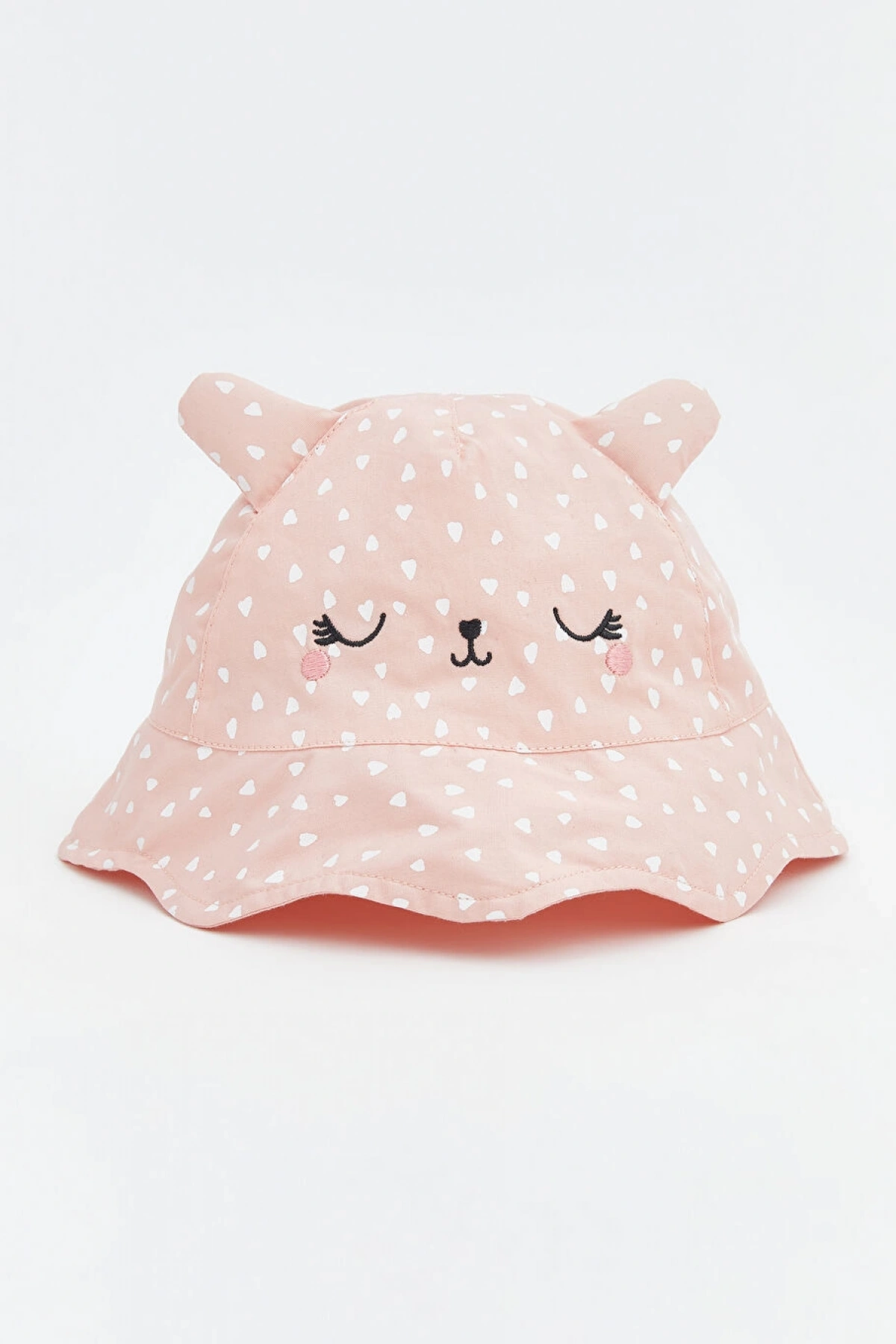 LCW baby Pembe Hayvan Figürlü Kız Bebek Bucket Şapka