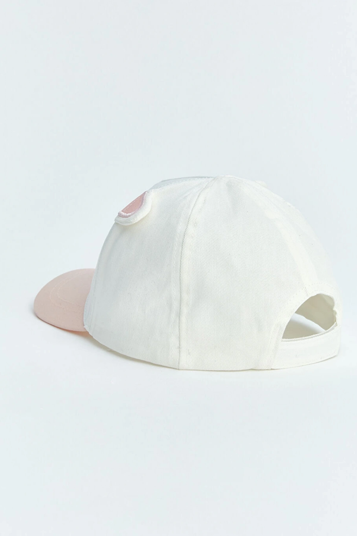 LCW ACCESSORIES Ekru Tavşan Figürlü Kız Bebek Kep Şapka