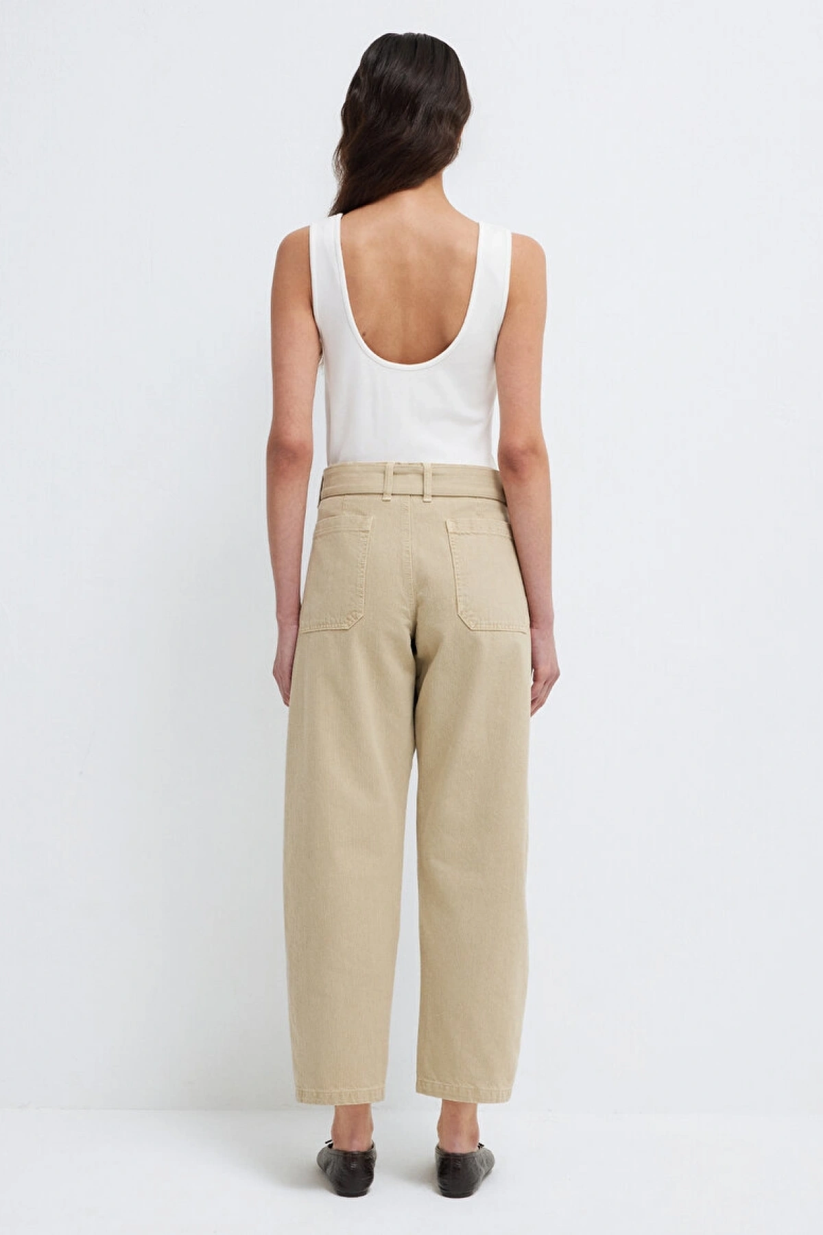 MAVİ Kemerli Bej Pantolon