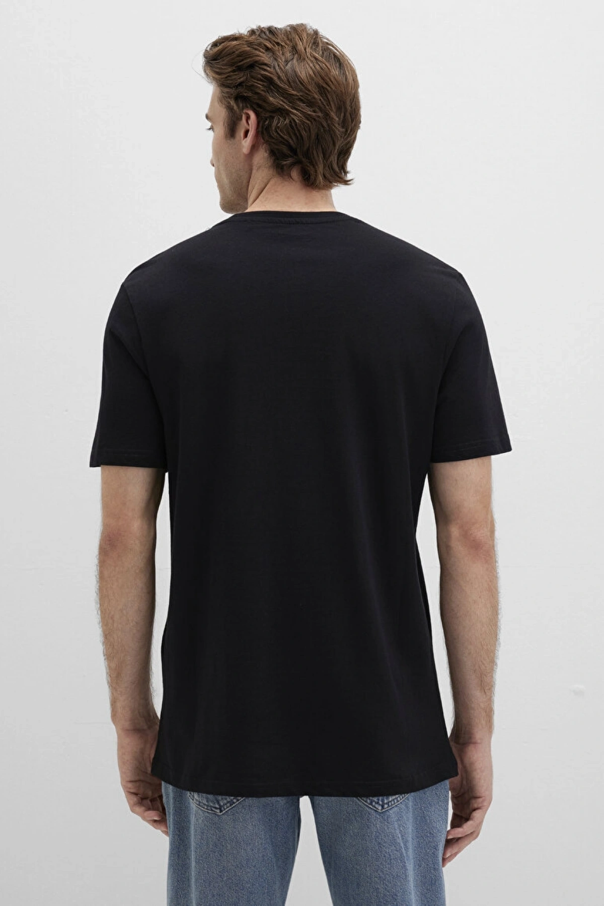 İstanbul Galata Baskılı Siyah Tişört