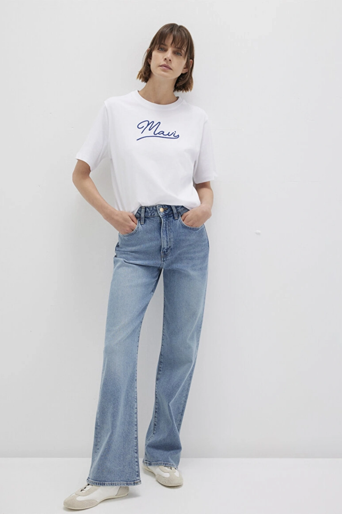 MAVI JEANS BASKILI TİŞÖRT Beyaz