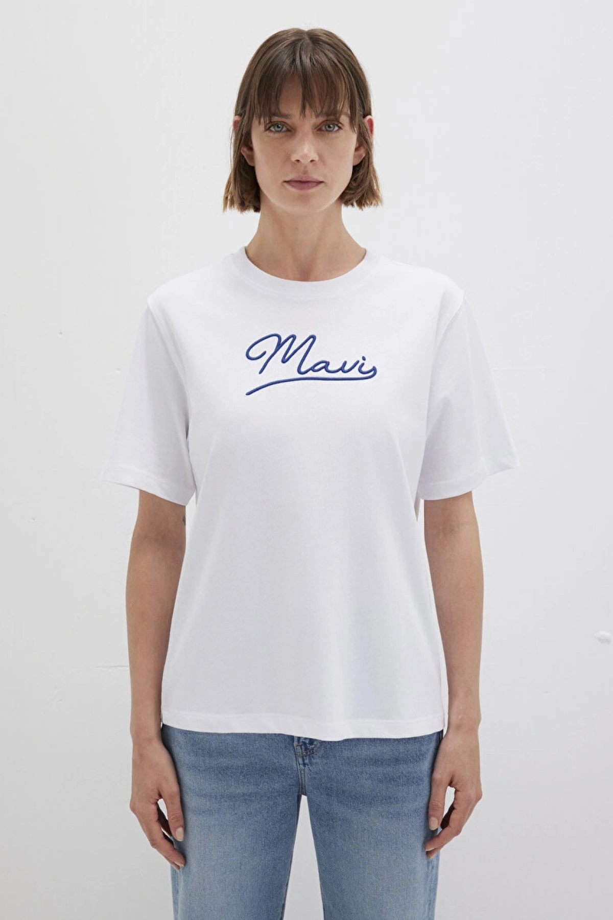 MAVI JEANS BASKILI TİŞÖRT Beyaz