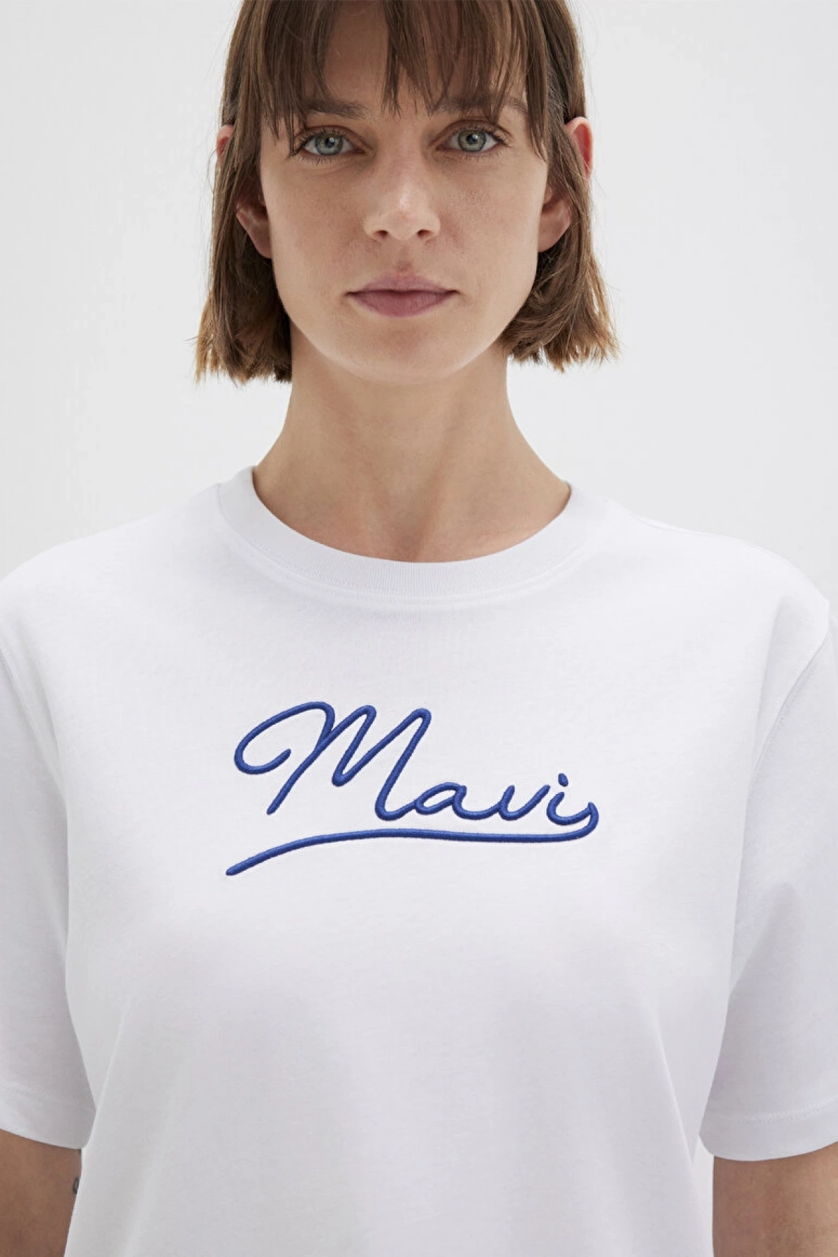 MAVI JEANS BASKILI TİŞÖRT Beyaz