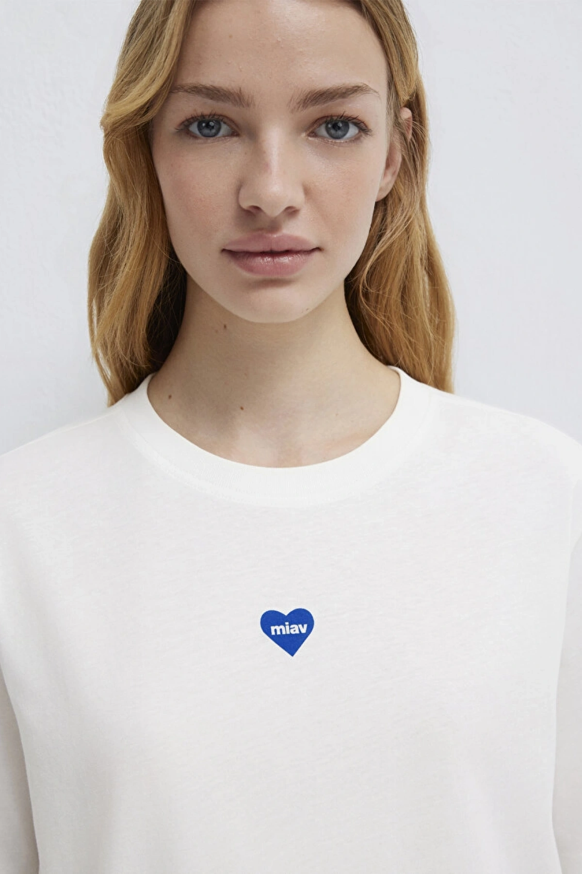 MİAV BASKILI TİŞÖRT Kırık Beyaz
