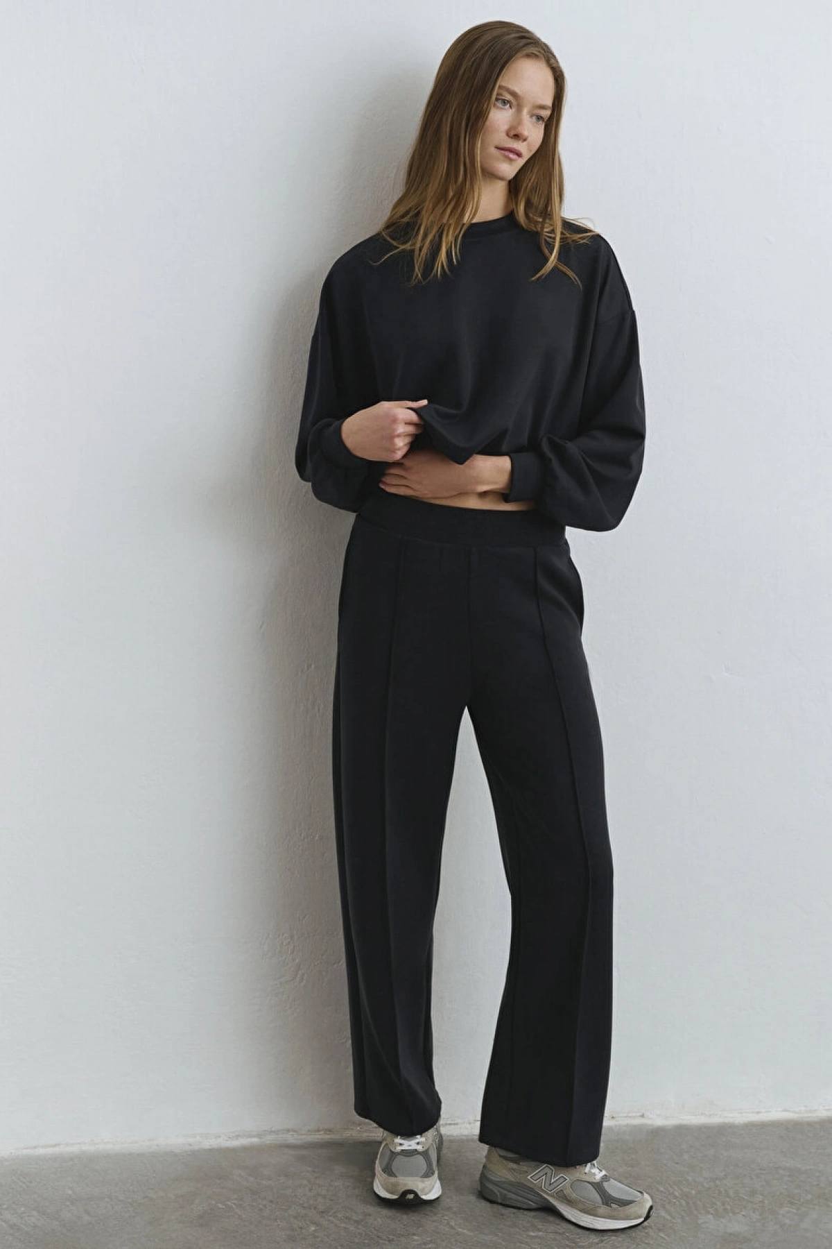 Mavi Sporty Lux Siyah (TENCEL™) Modal Eşofman Altı