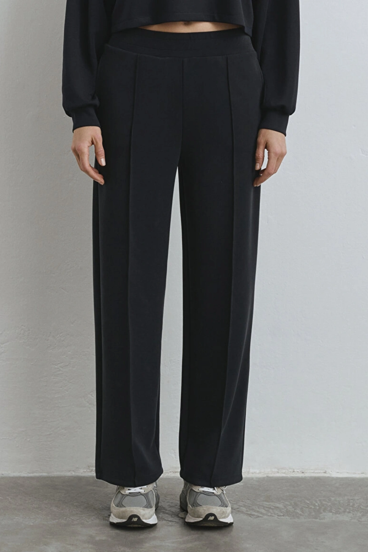 Mavi Sporty Lux Siyah (TENCEL™) Modal Eşofman Altı