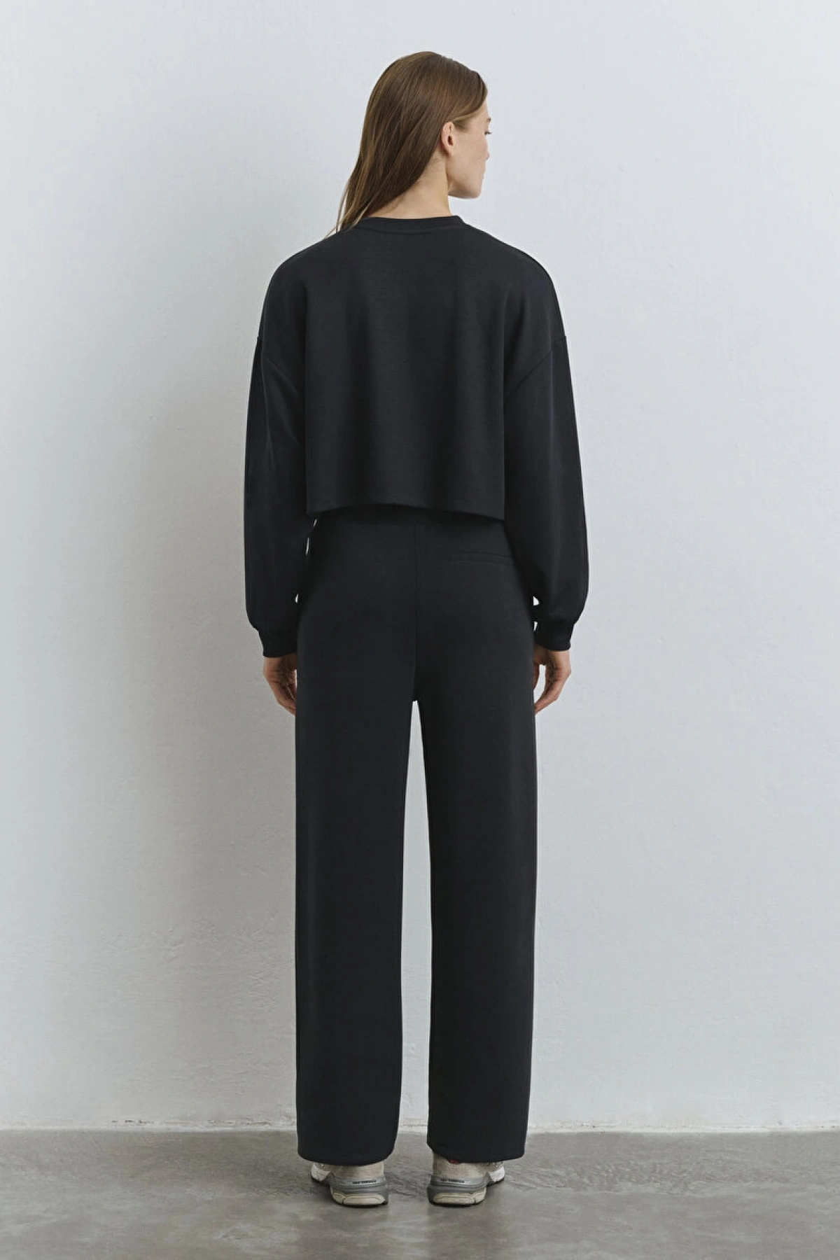 Mavi Sporty Lux Siyah (TENCEL™) Modal Eşofman Altı