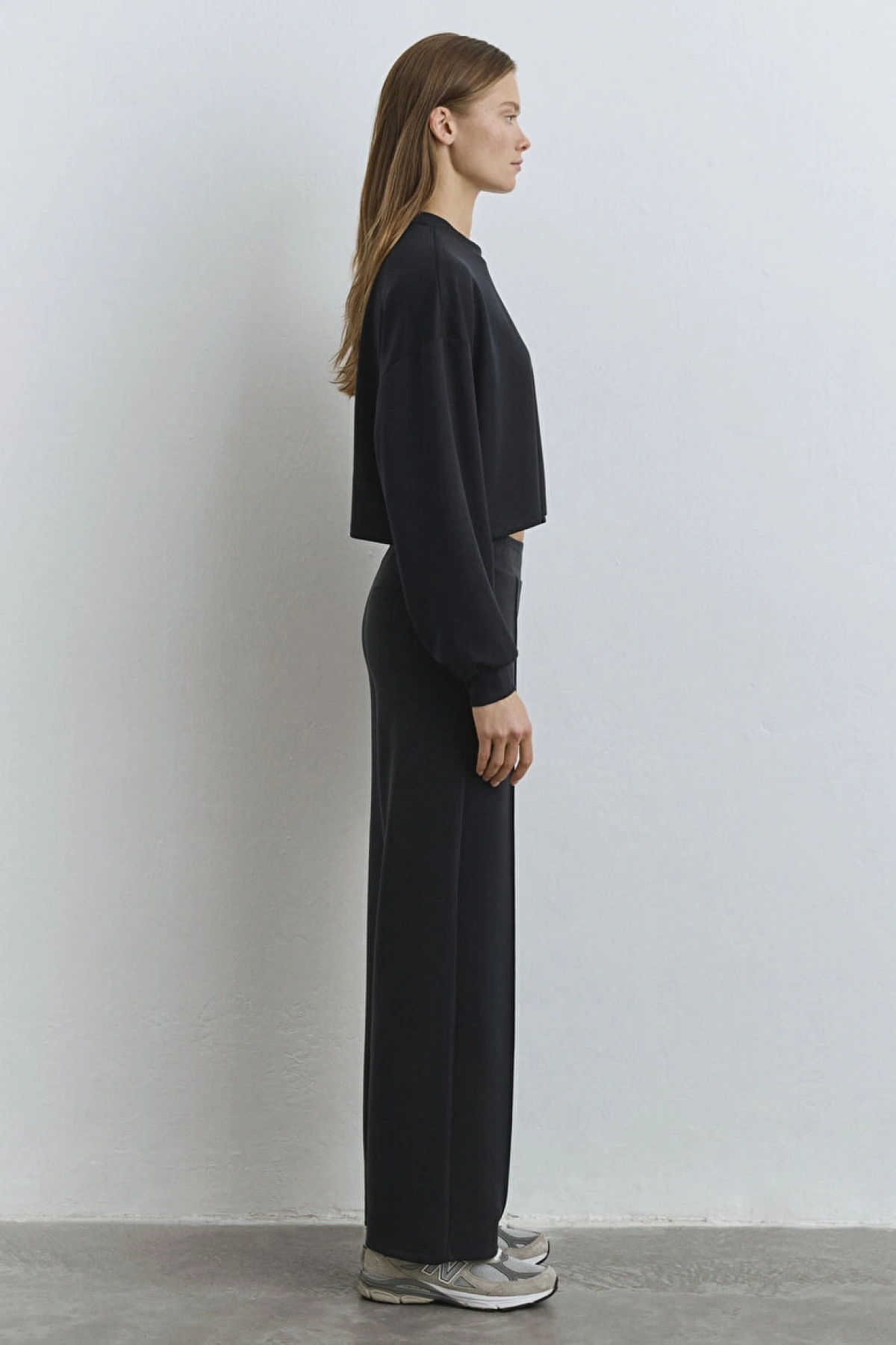 Mavi Sporty Lux Siyah (TENCEL™) Modal Eşofman Altı