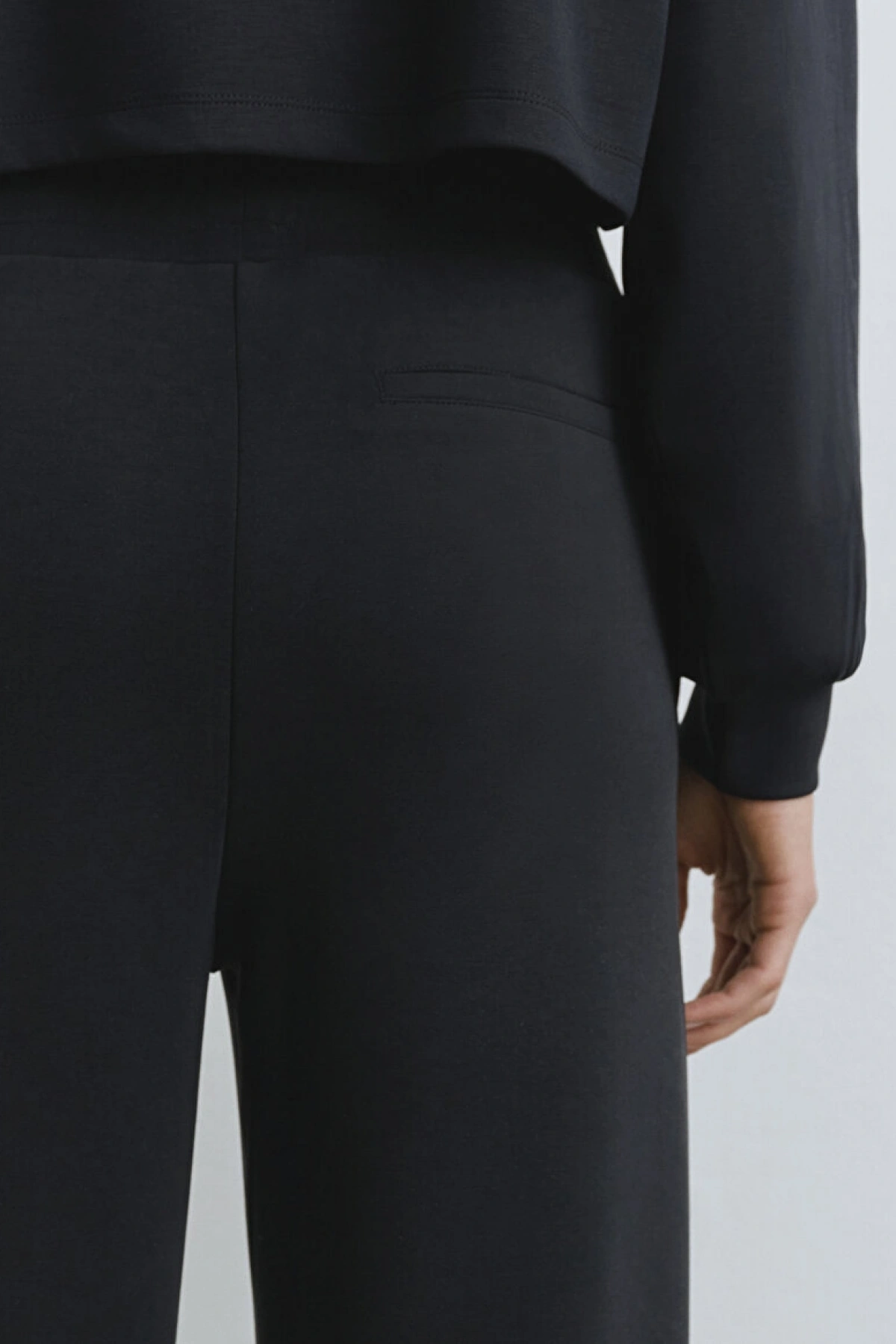 Mavi Sporty Lux Siyah (TENCEL™) Modal Eşofman Altı