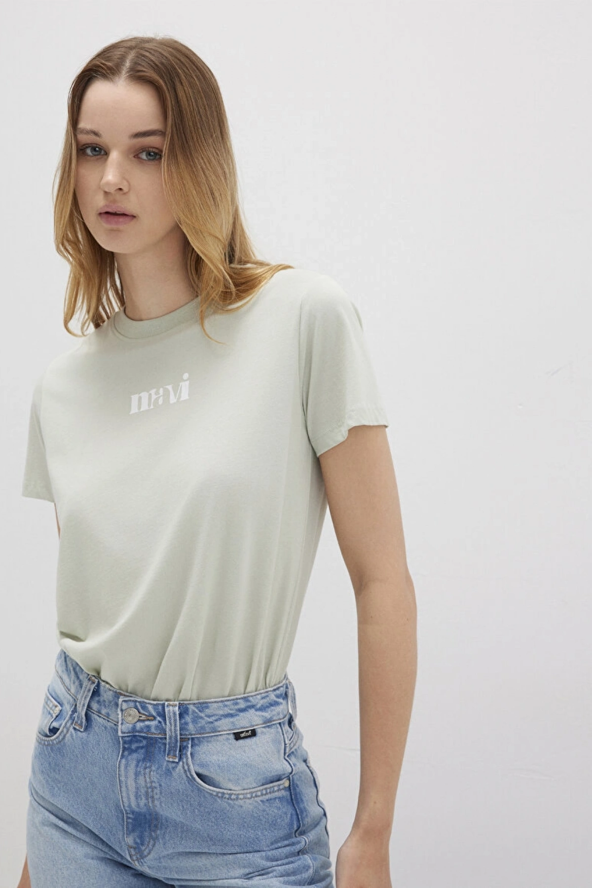 Mavi Baskılı Yeşil Tişört Regular Fit / Normal Kesim