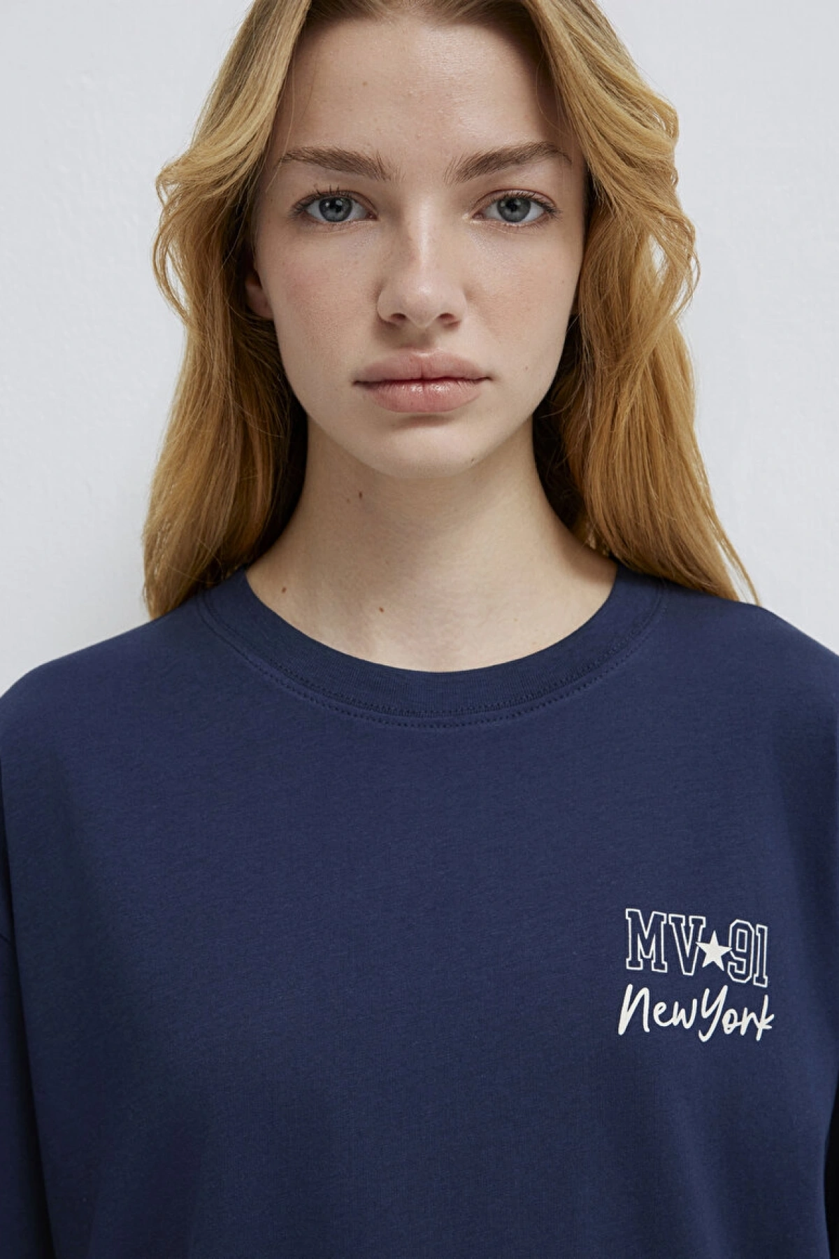 MAVİ KISA KOLLU MODELLİ PENYE Koyu Lacivert