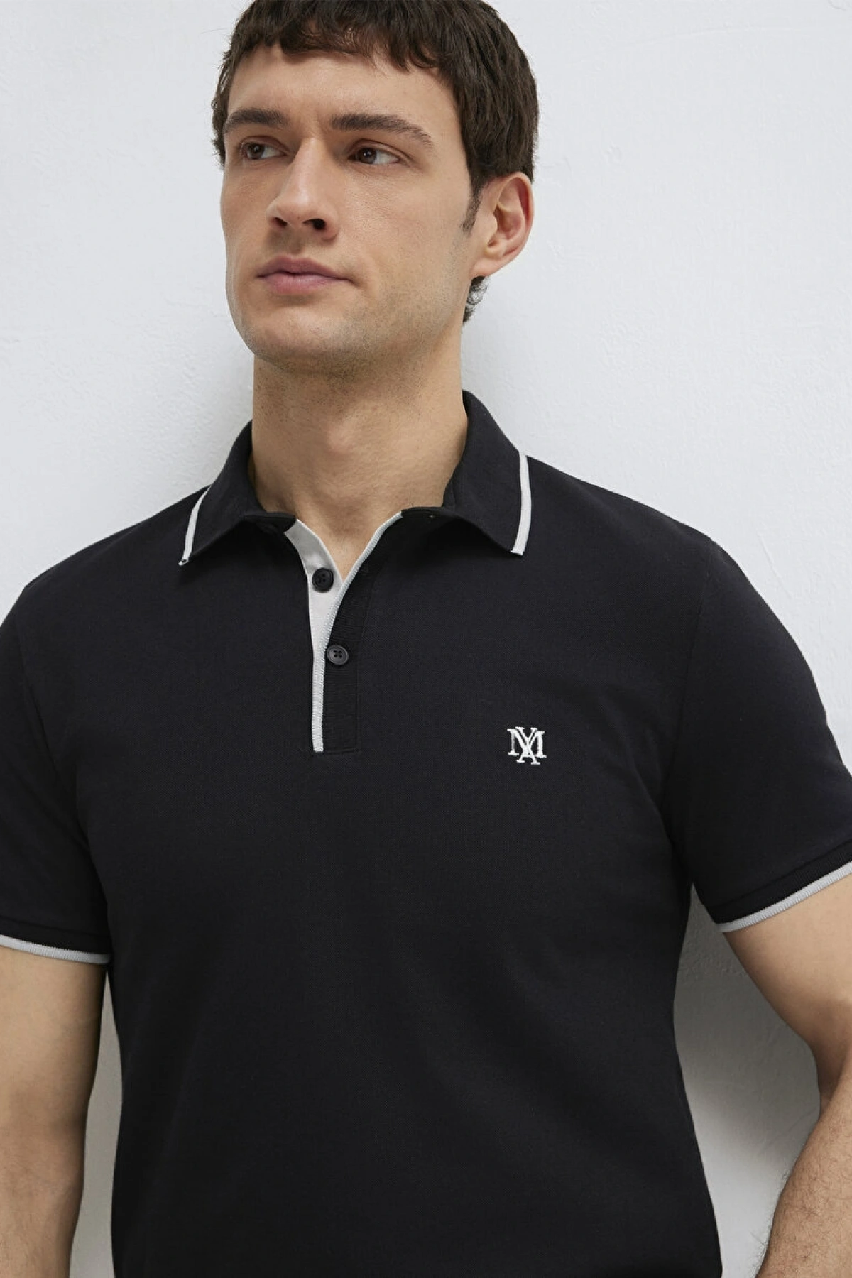 MAVİ Siyah Polo Tişört