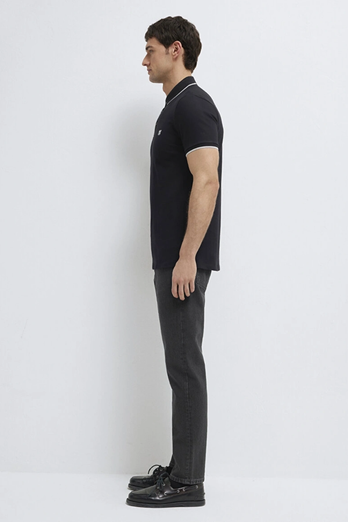 MAVİ Siyah Polo Tişört