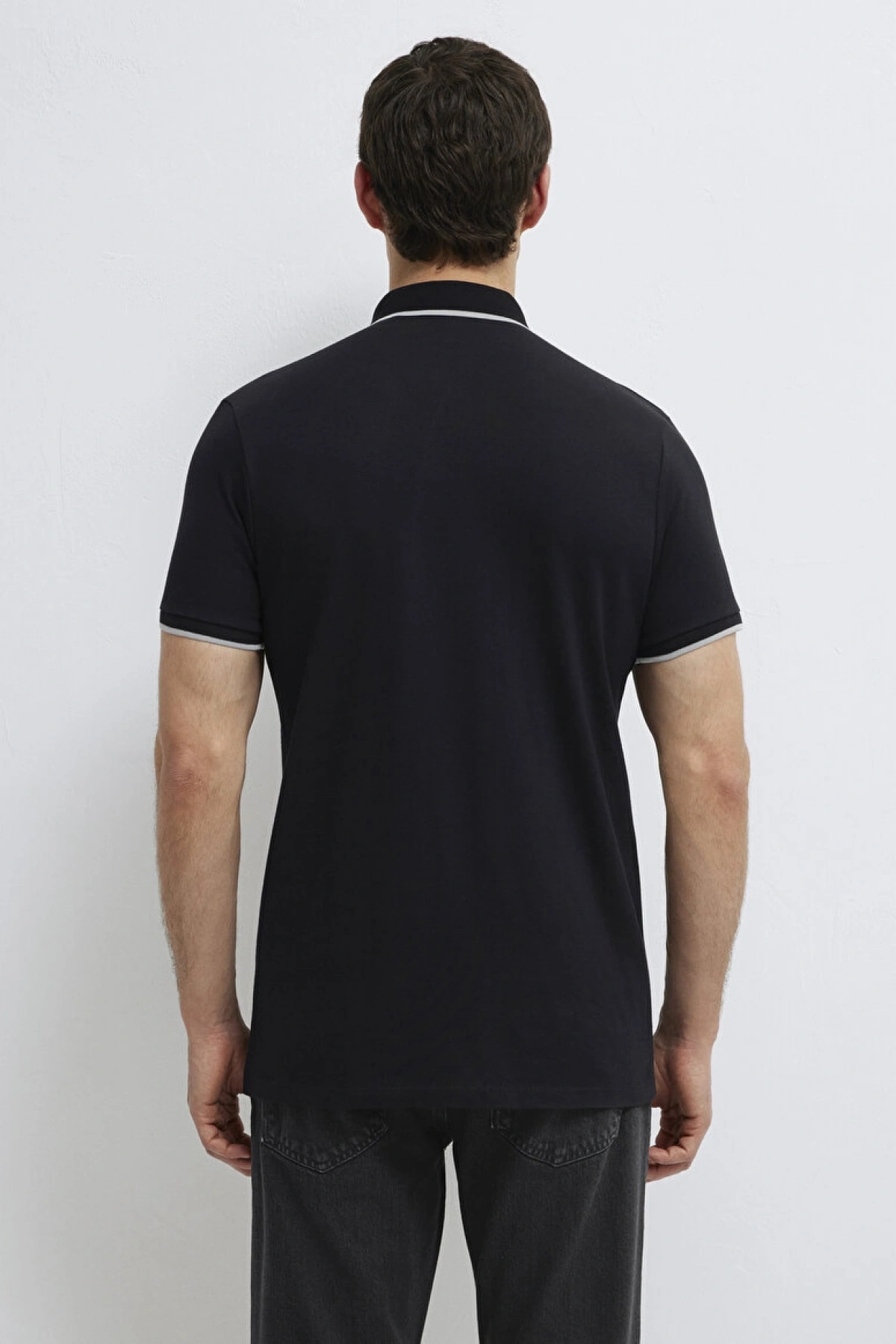 MAVİ Siyah Polo Tişört