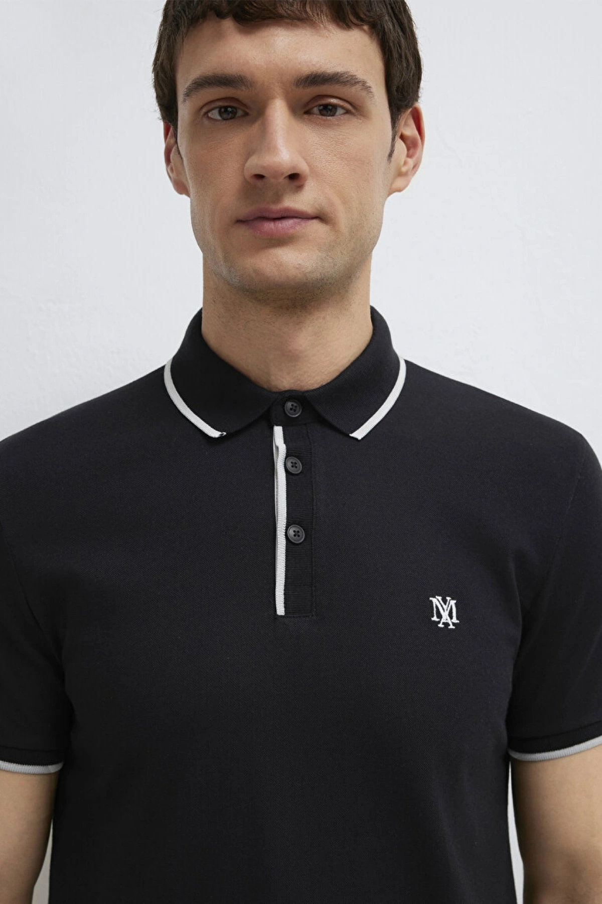 MAVİ Siyah Polo Tişört
