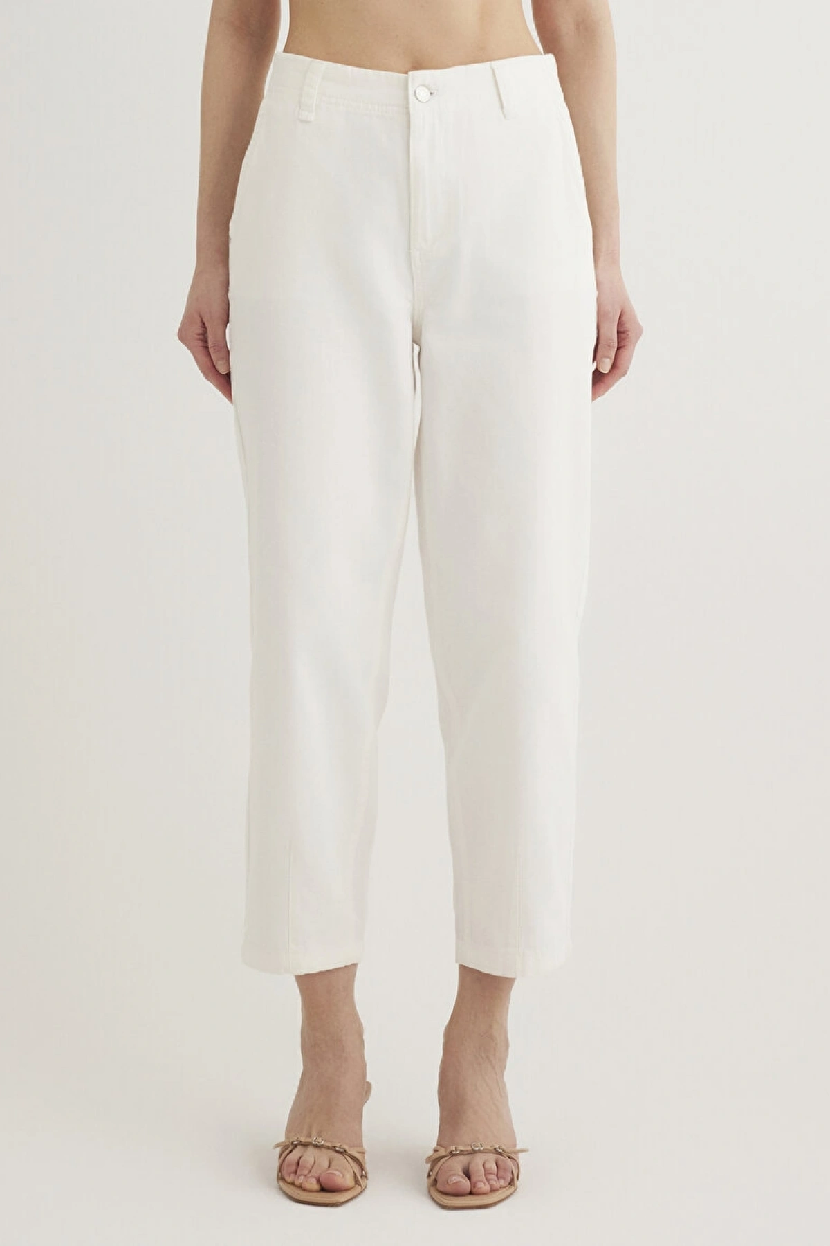 MAVİ DOKUMA PANTOLON Kırık Beyaz