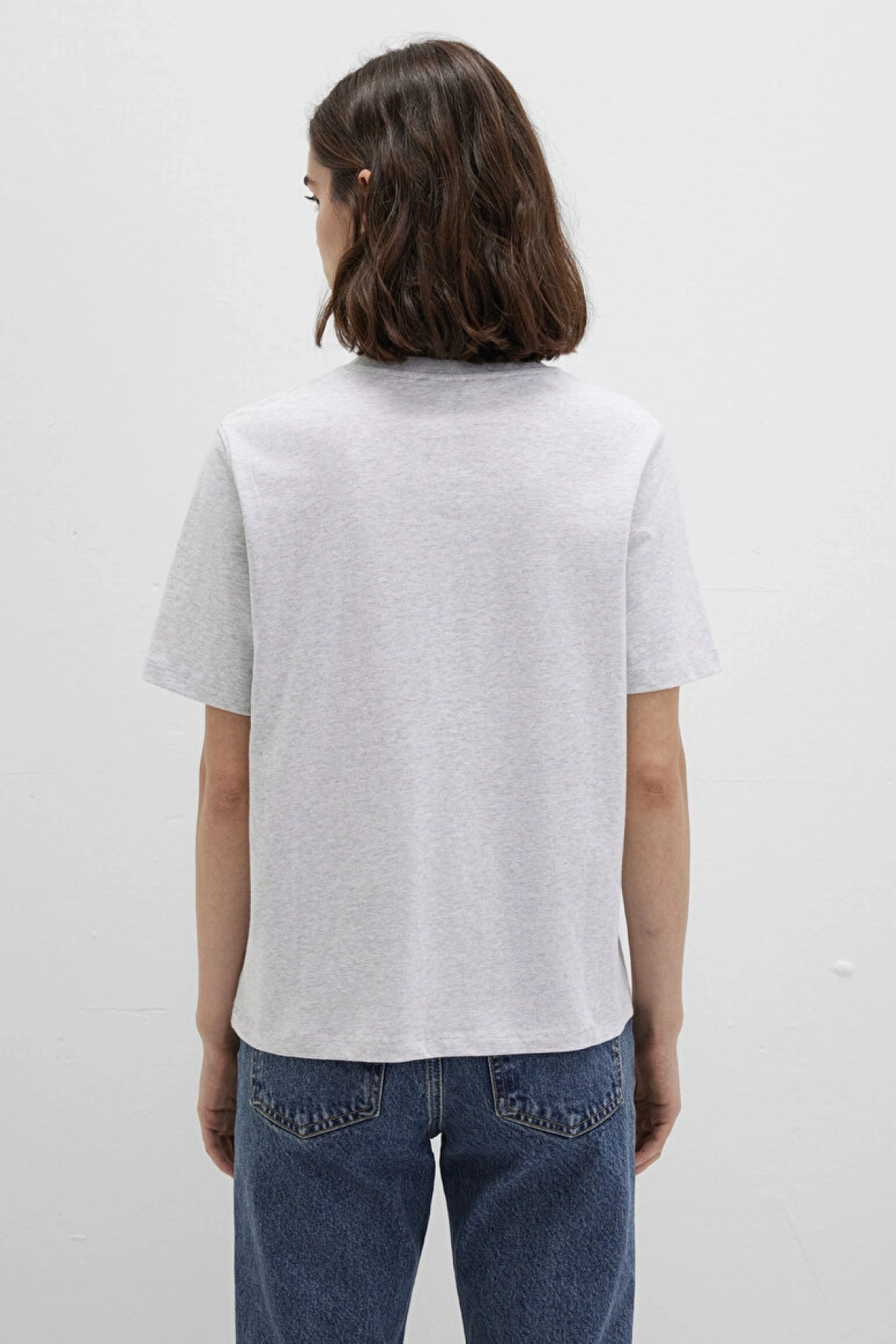 MAVI JEANS BASKILI TİŞÖRT Light Grey Mel