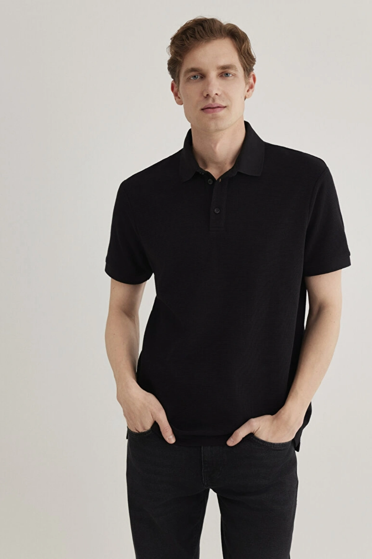 MAVİ POLO TİŞÖRT Siyah