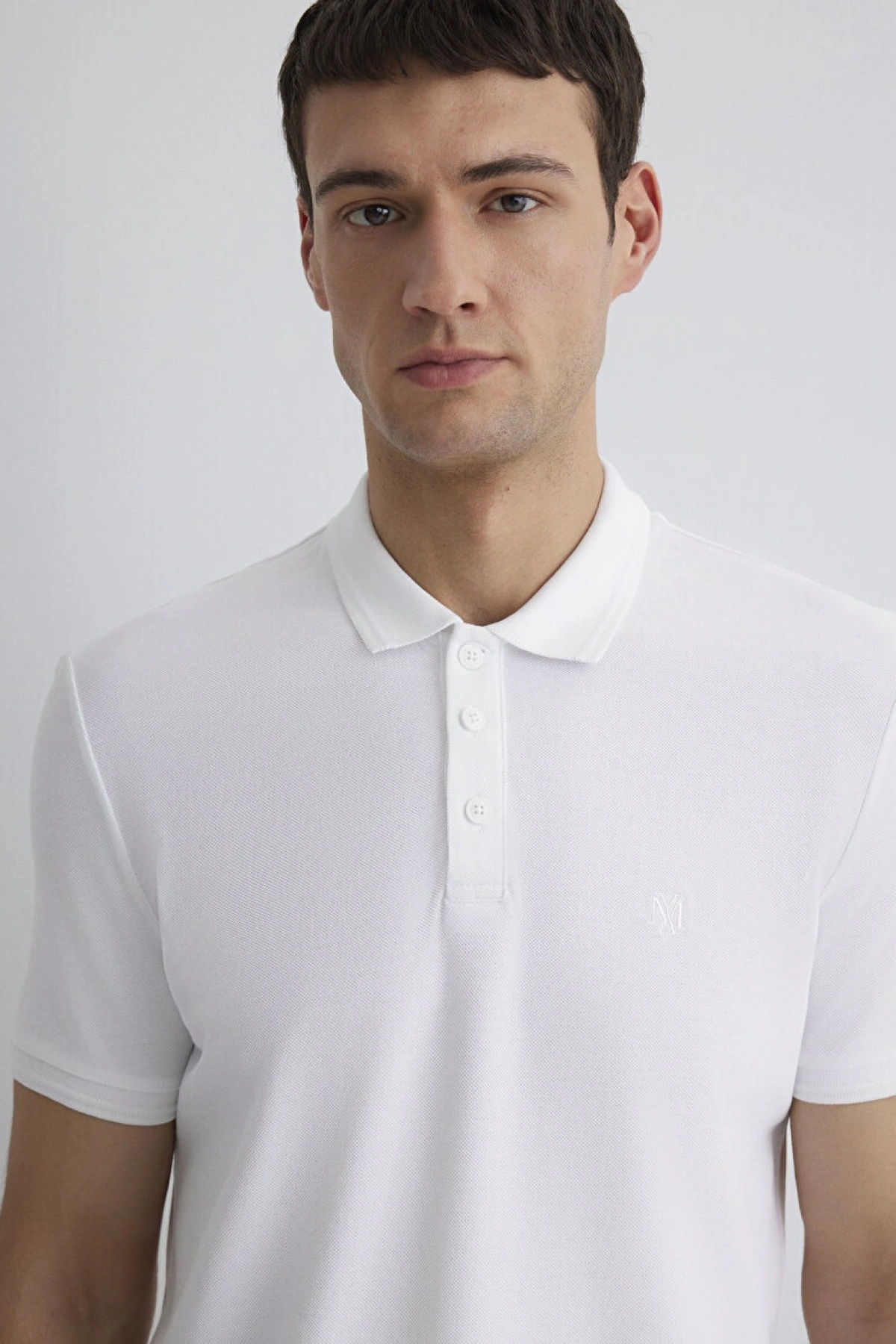MAVİ POLO TİŞÖRT Beyaz