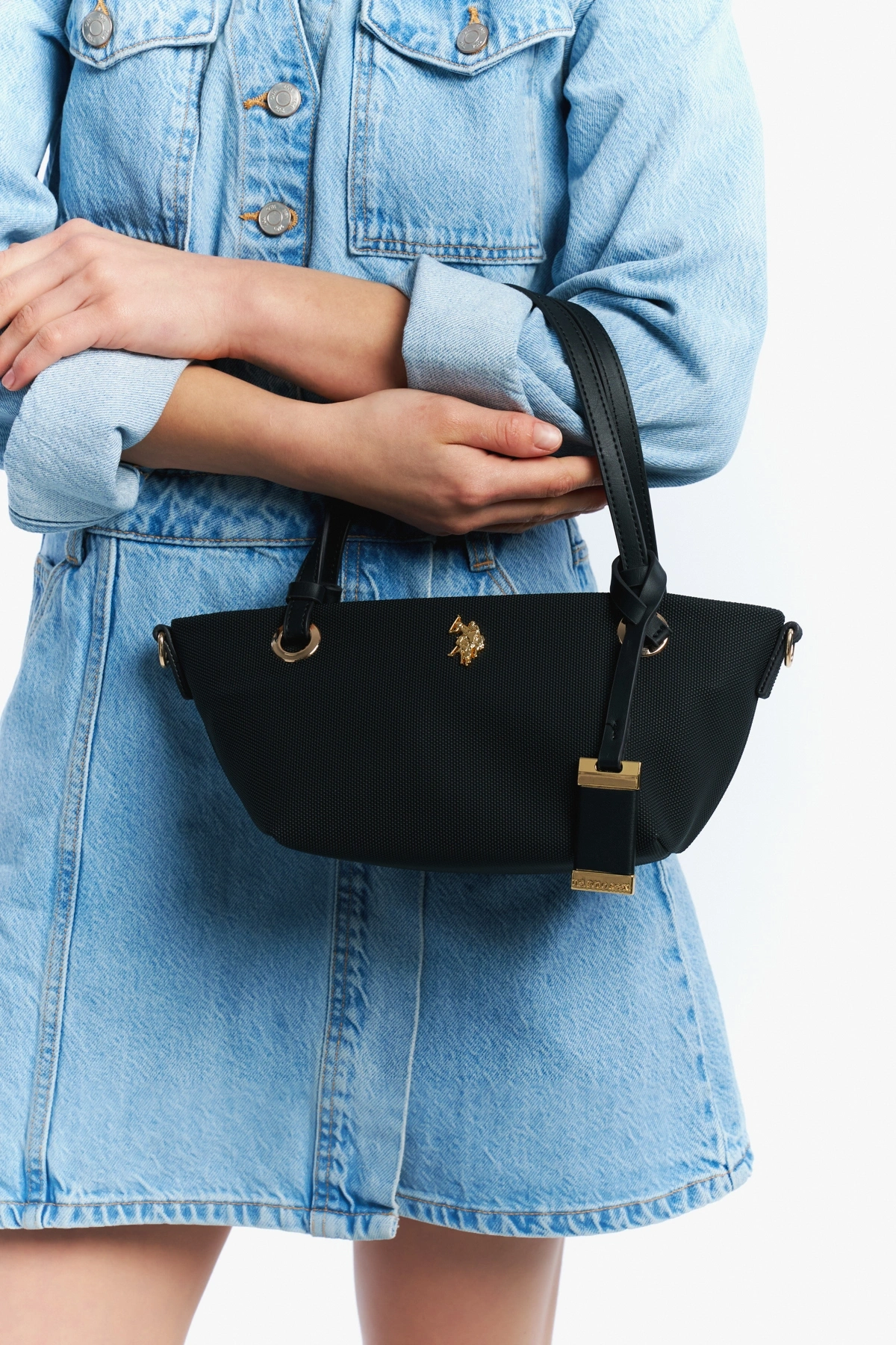 U.S. Polo Assn. Sıyah Kadın Omuz Çantası