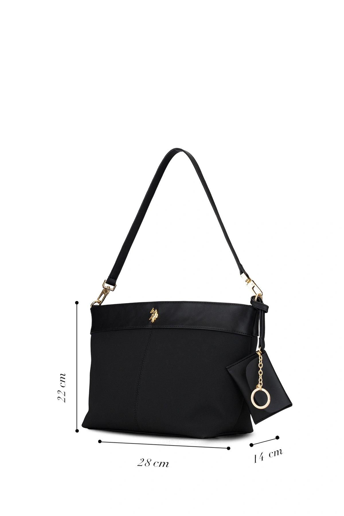 U.S. Polo Assn. Sıyah Kadın Omuz Çantası