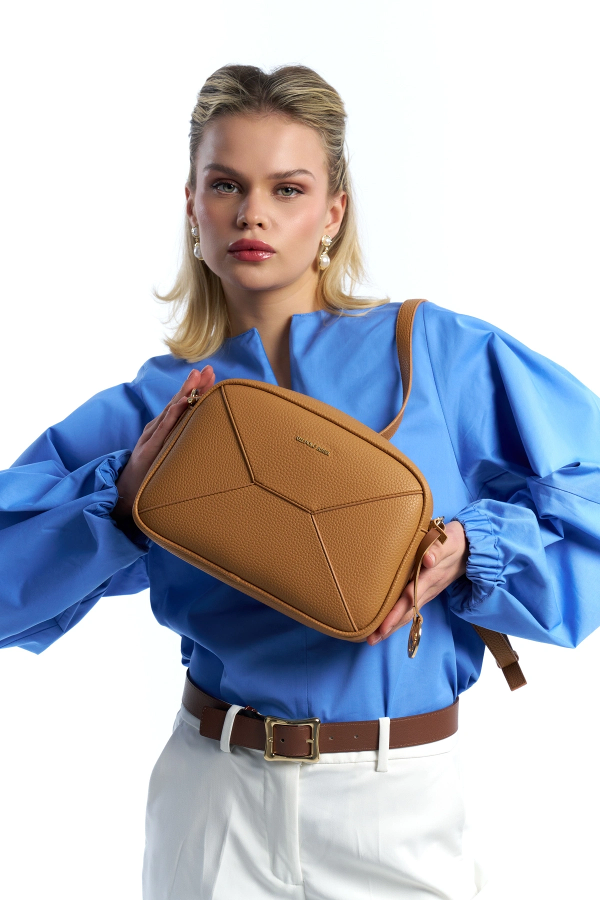 U.S. Polo Assn. Camel Kadın Postacı Çantası