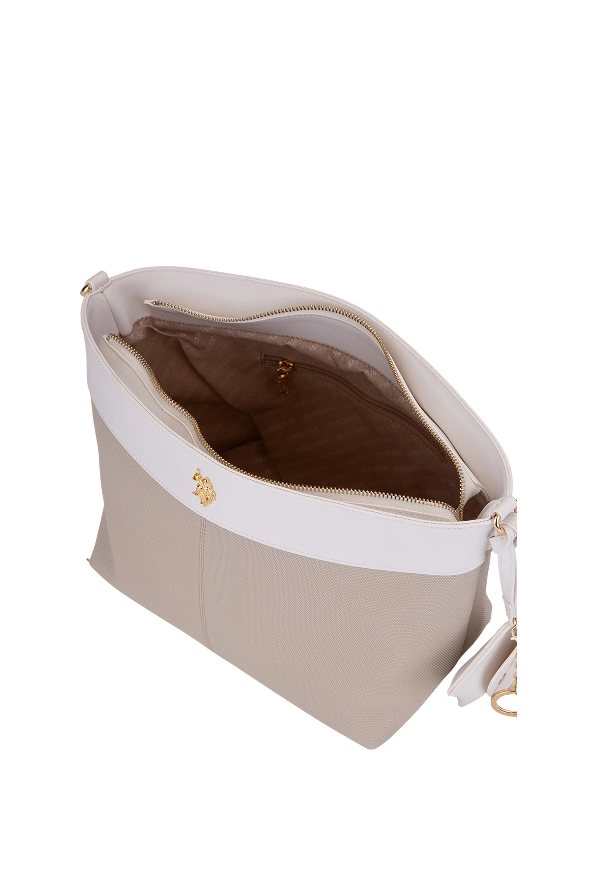 U.S. Polo Assn. Tas-Beyaz Kadın Omuz Çantası