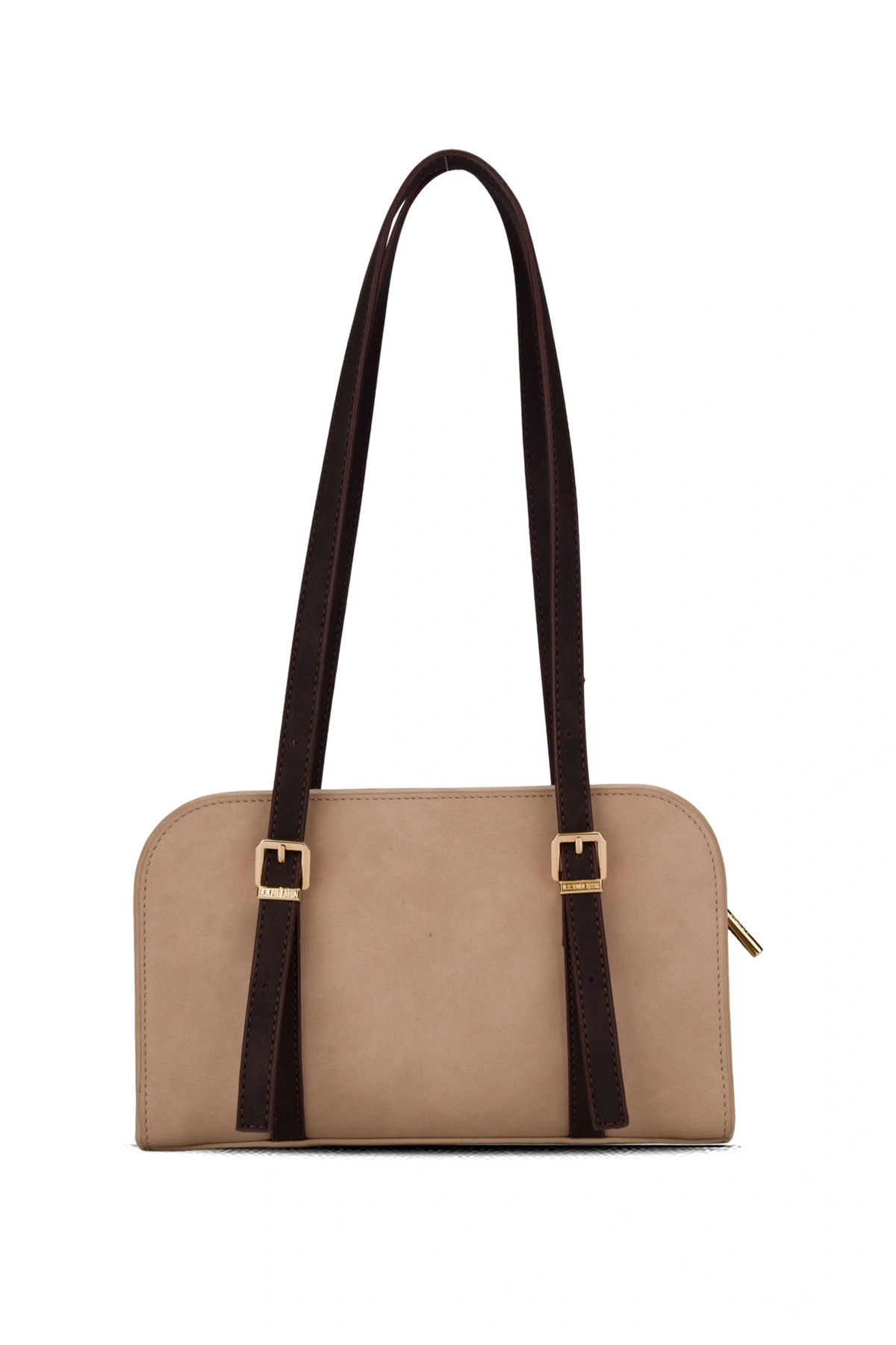 U.S. Polo Assn. Bej-Kahve Kadın Omuz Çantası