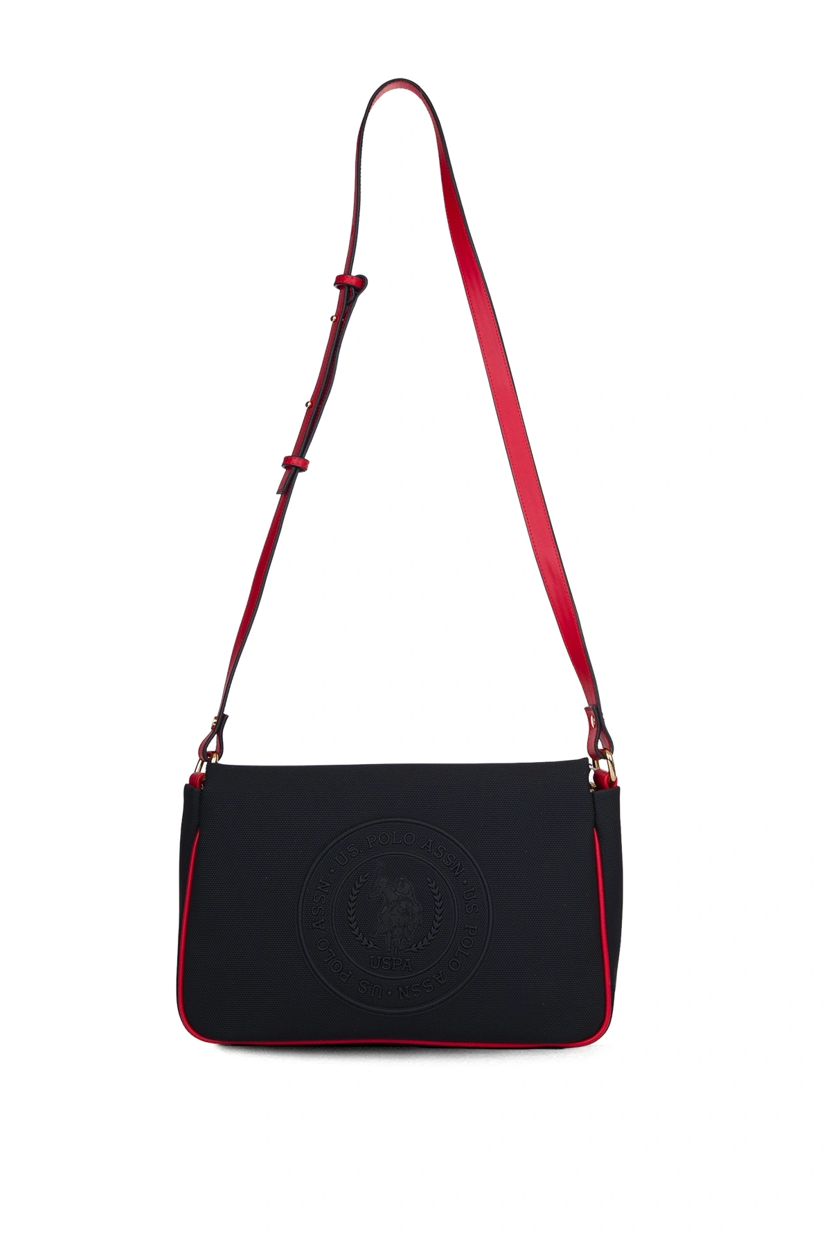 U.S. Polo Assn. Lacıvert-A.Kırmızı Kadın Postacı Çantası